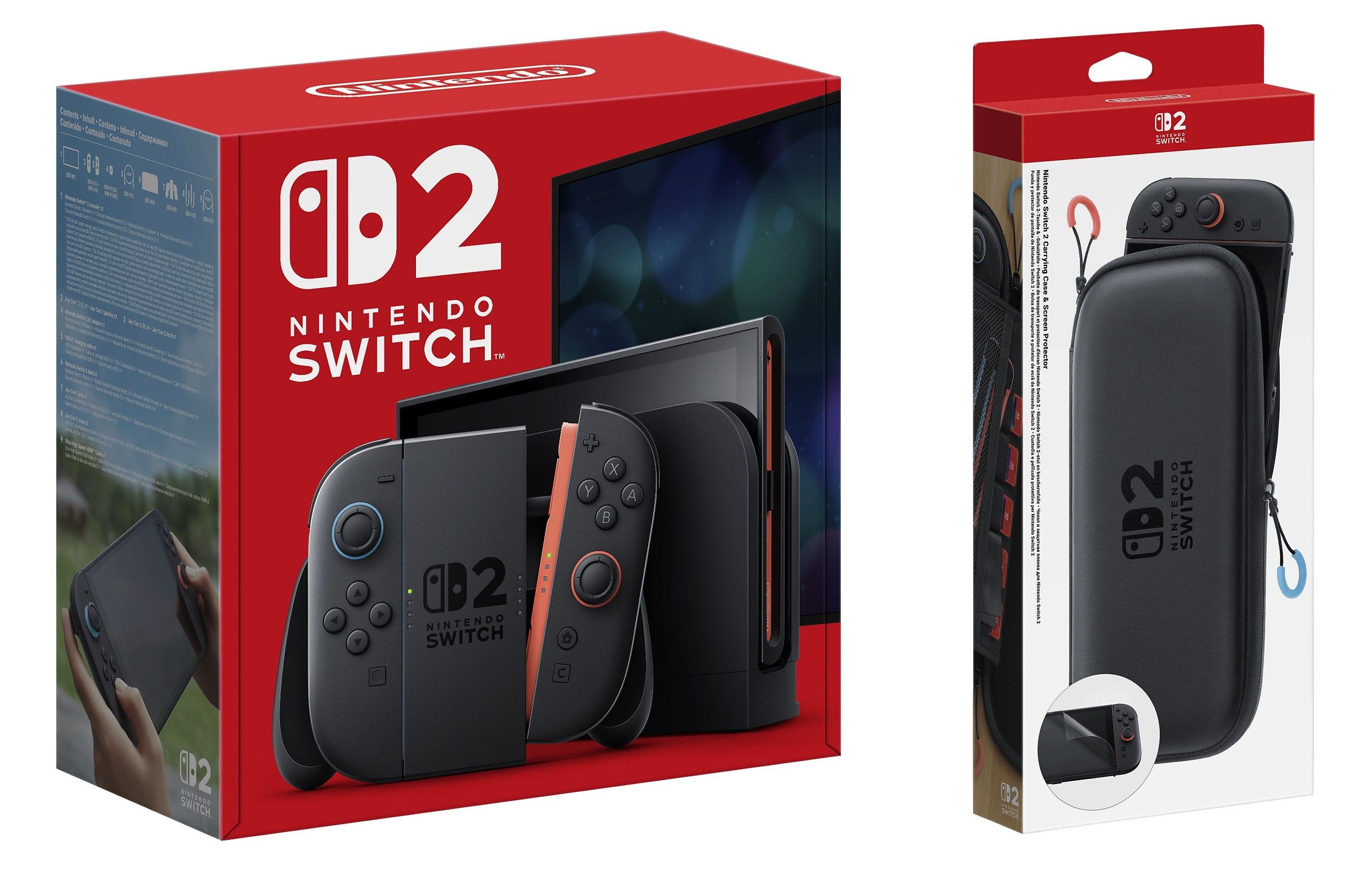Nintendo Switch 2 Nintendo Switch 2 Schwarz – Hybrid-Konsole mit 7,9" HDR-Display, Joy-Con 2, 256GB Speicher, 4K-Support