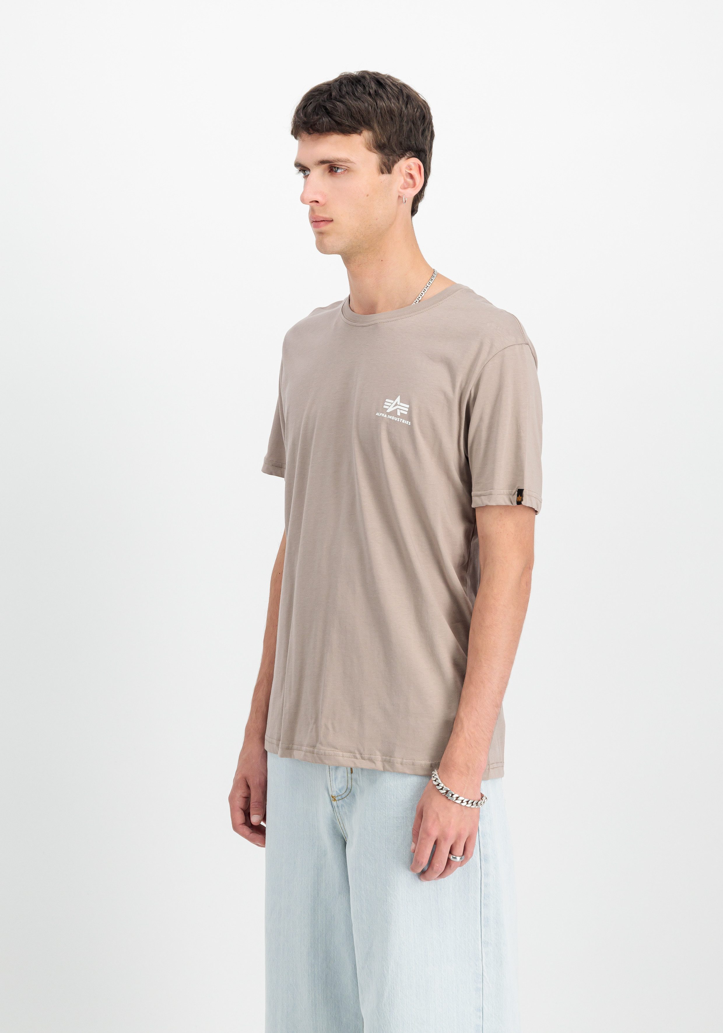 Alpha Industries Rundhalsshirt BASIC T SMALL LOGO günstig online kaufen