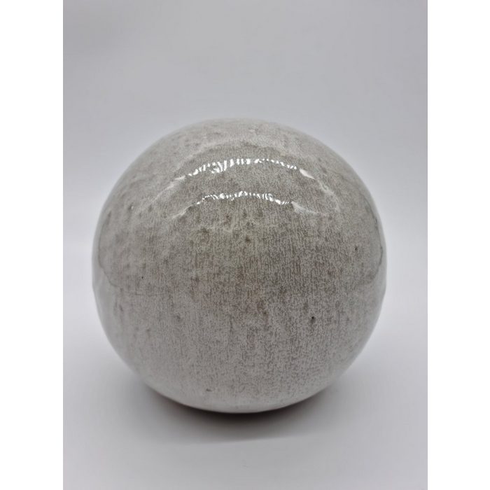 Teramico Dekokugel Gartenkugeln Dekokugel Keramik 3er Set Grau-Weiß 100% Frostfest