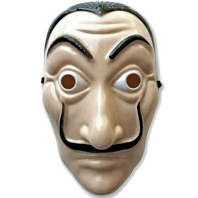 Goods+Gadgets Kostüm Salvador Dali Maske, Halloween Motto Party Maske