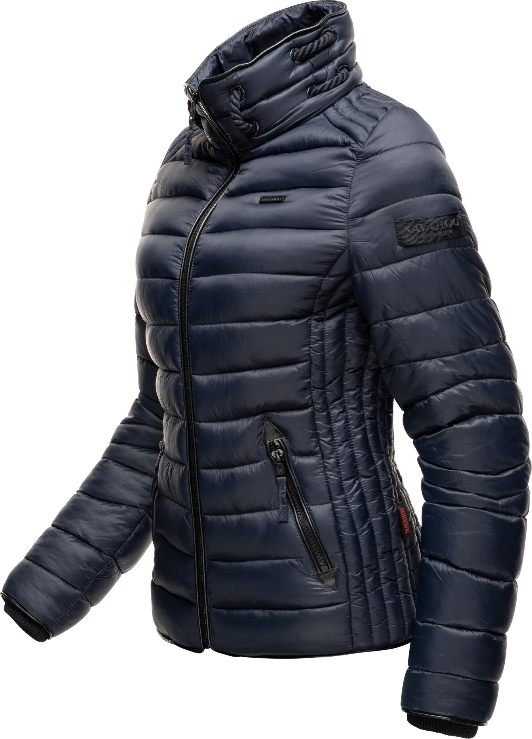 Navahoo Steppjacke Lulana leichte Übergangsjacke mit Kapuze – Bild 4 von 5