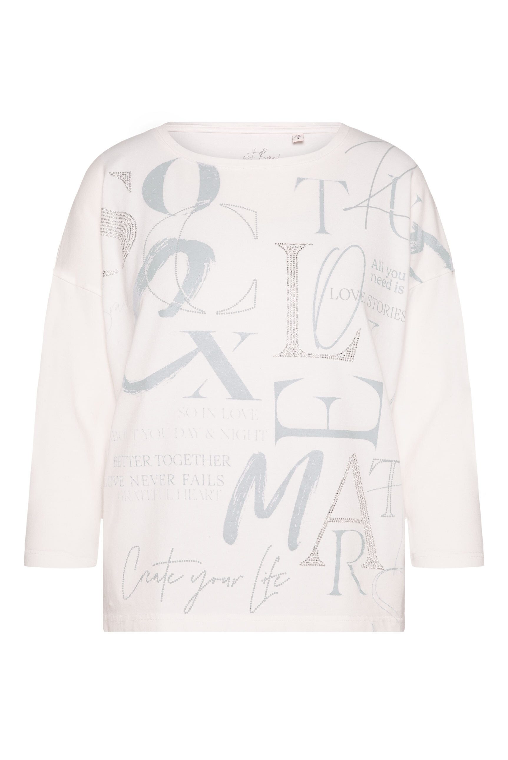 SOCCX 3/4-Arm-Shirt mit Seitenschlitze günstig online kaufen