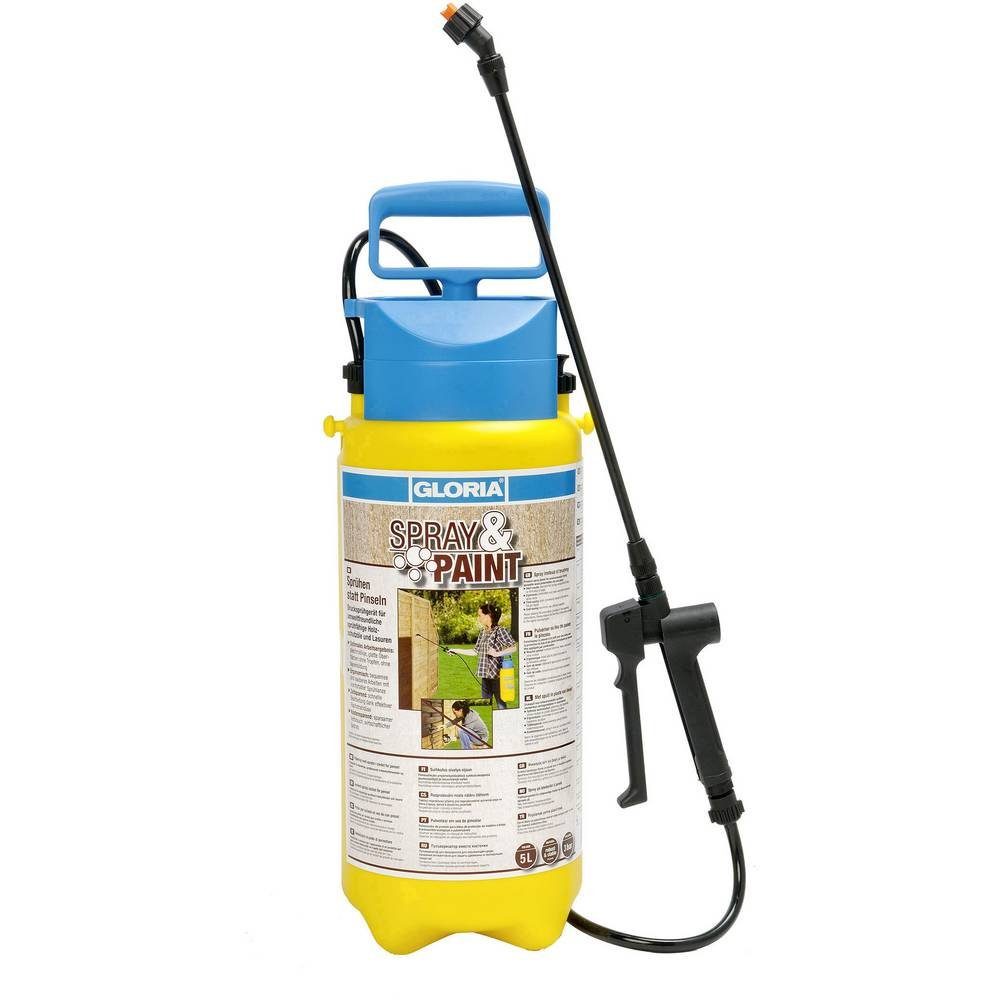 Gloria Drucksprühgerät Drucksprüher Spray & Paint - 5 l