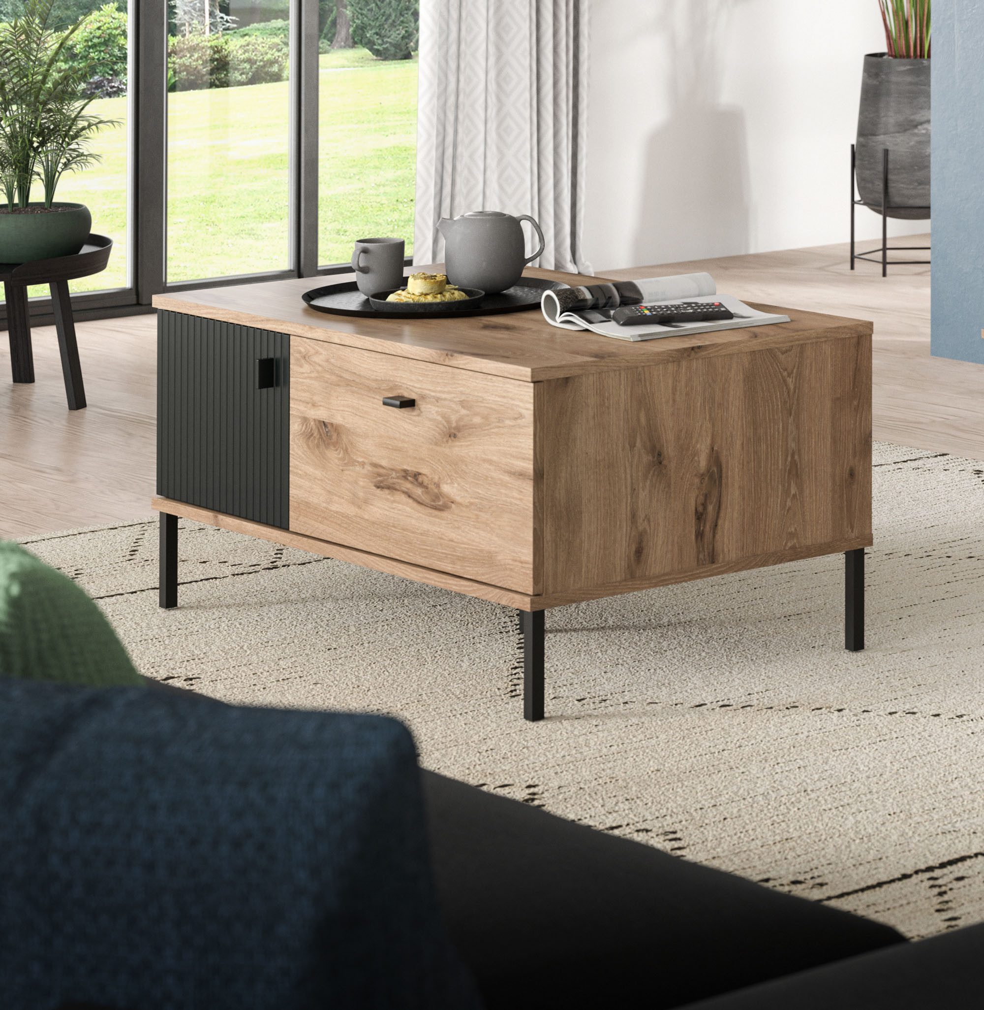 INOSIGN Couchtisch TREVERK, Breite: 100 cm (1-St), Couchtisch, Wohnzimmertisch, Beistelltisch, Wohnzimmer