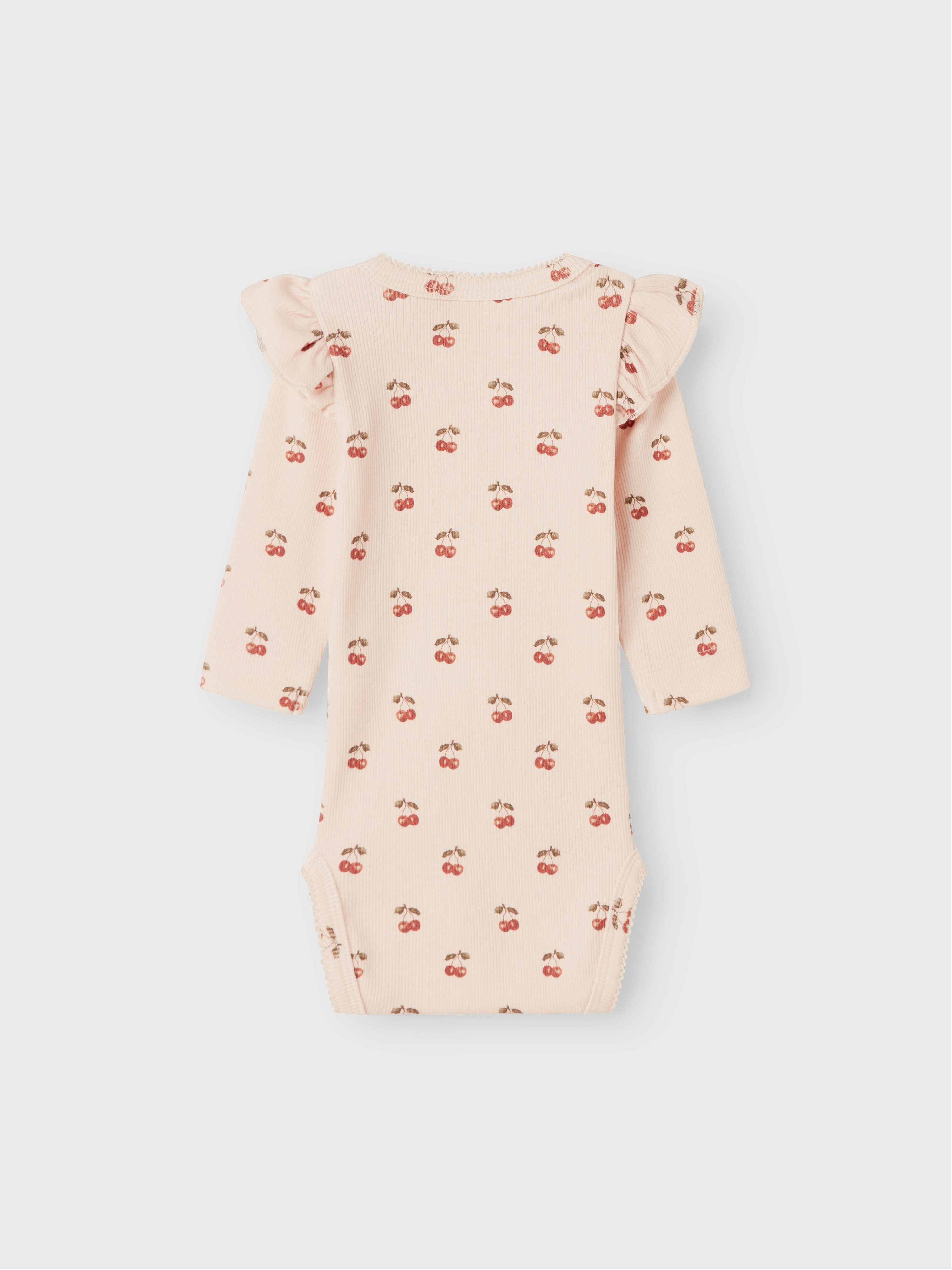 Lil' Atelier Langarmbody NBFLAVO EVE LS SLIM BODY LIL NOOS weiche Jersey Rippqualität
