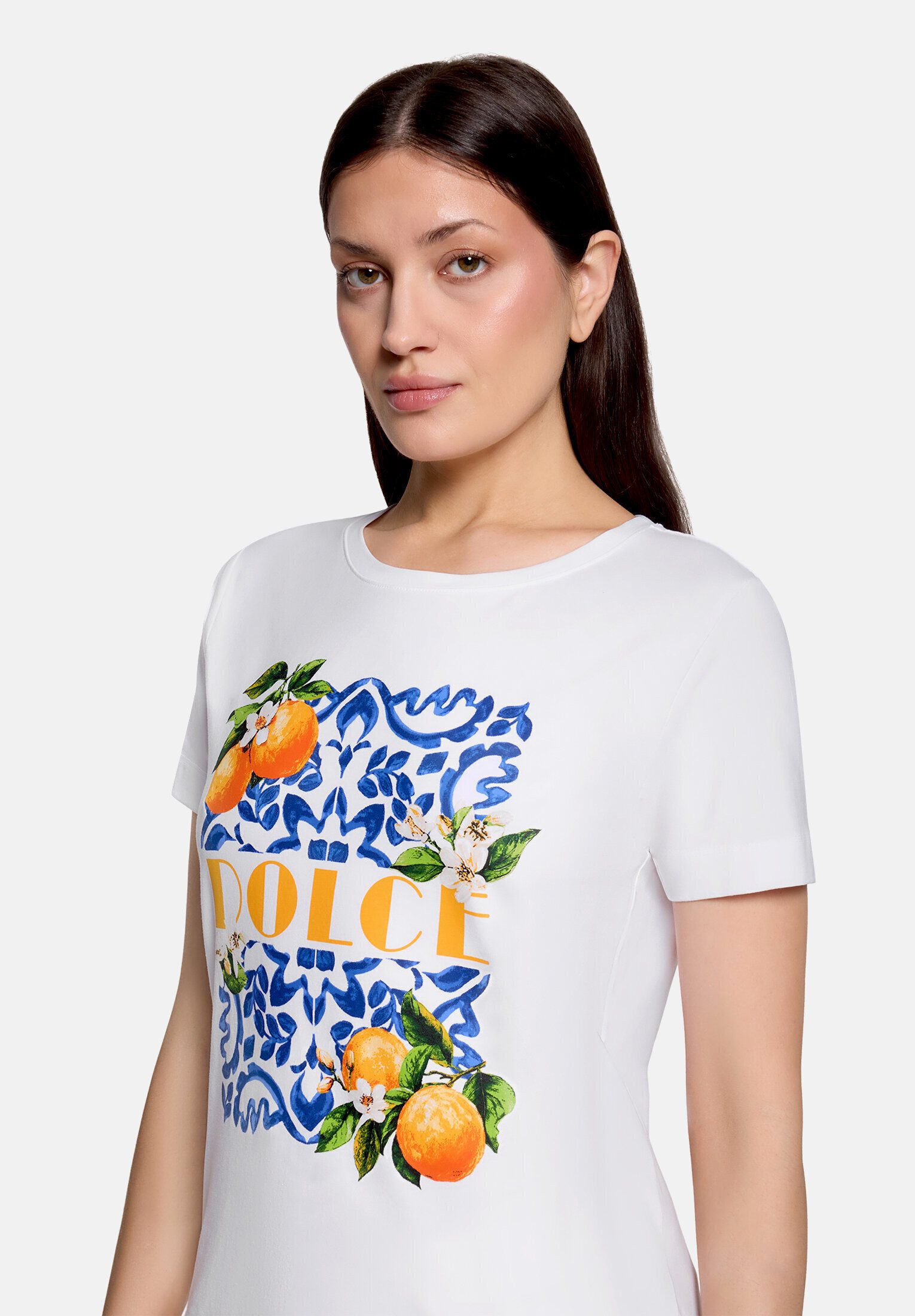 Betty&Co Kurzarmshirt Damen mit Print (1-tlg)