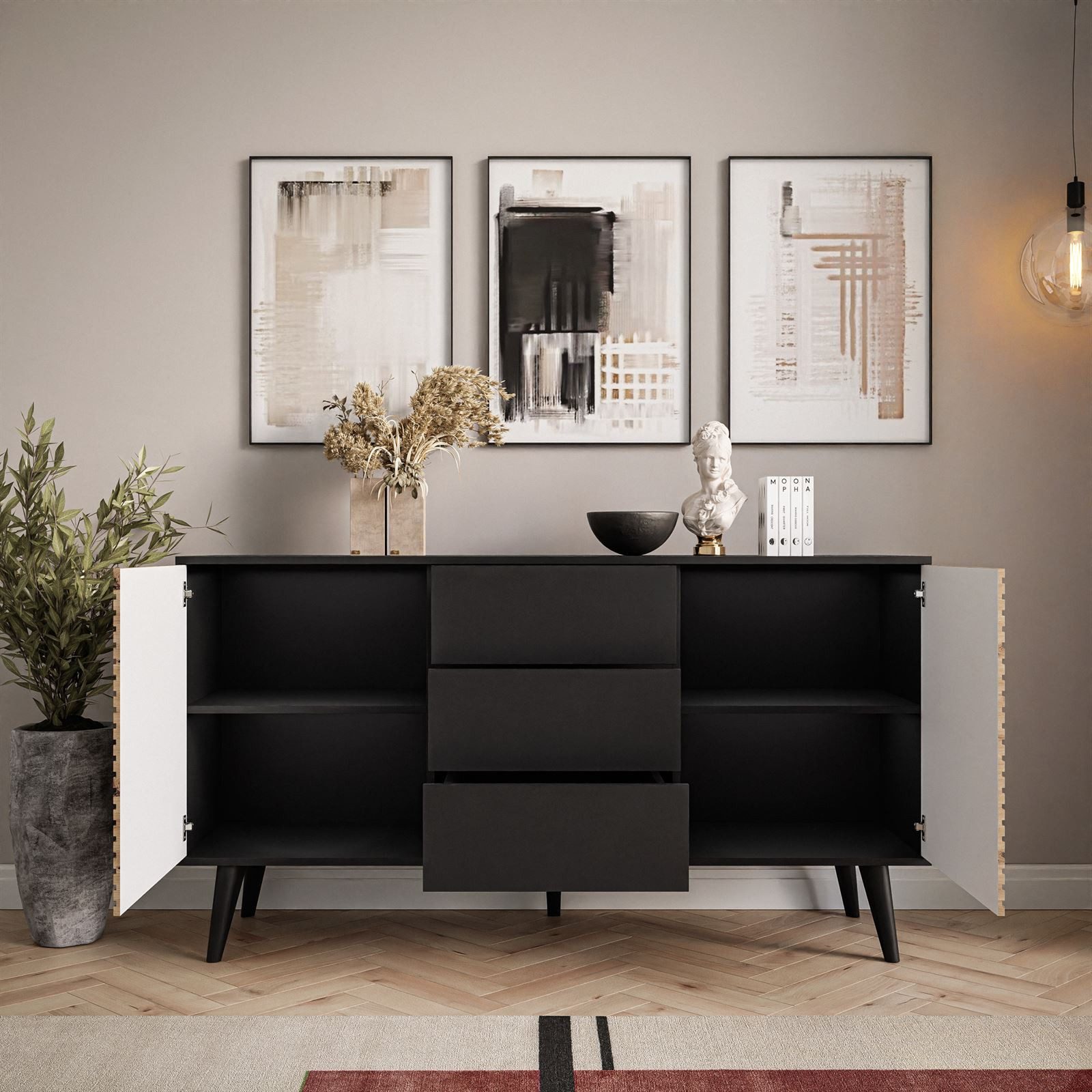 Lookway Kommode CONE KSZ154 Zweitürige Sideboard
