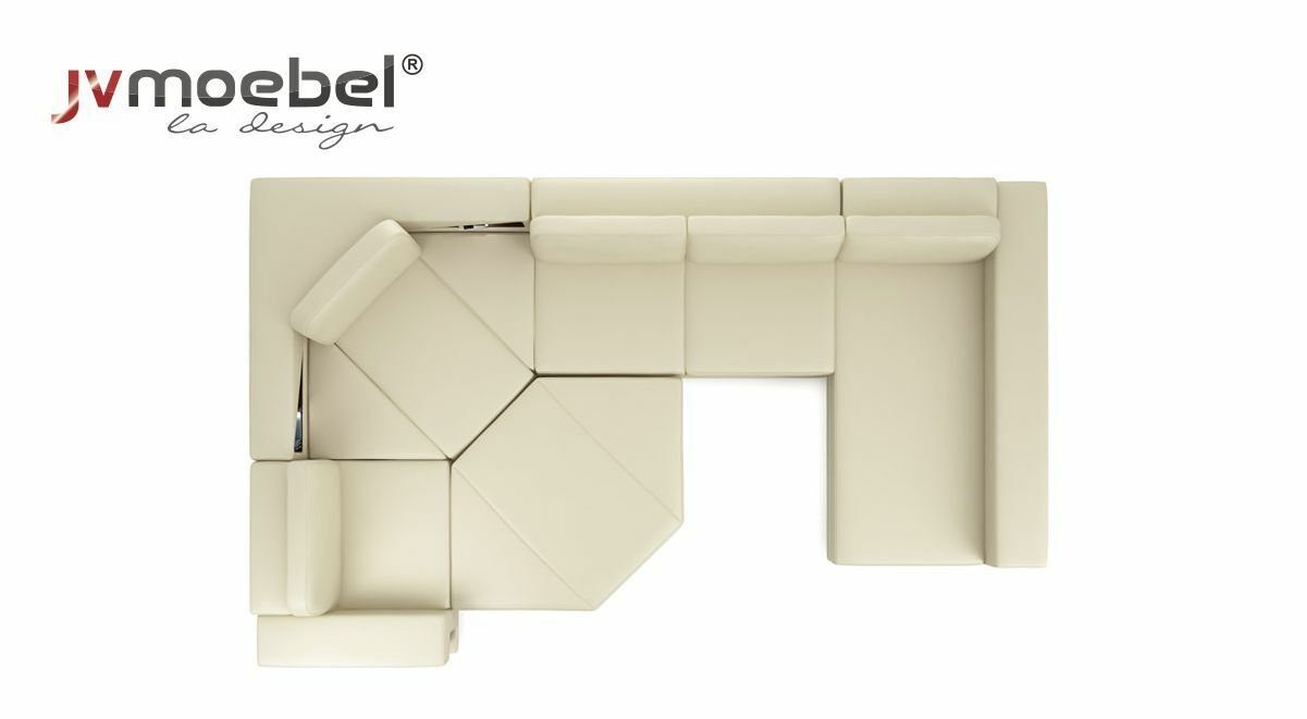 U-Form Modern JVmoebel Europe in Couch Couch Ecksofa Made Design, Sofa Wohnlandschaft Ecksofa