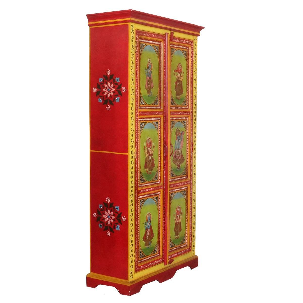 Oriental cm Tibet Mehrzweckschrank 175 Handarbeit Galerie Uma Wandschrank Mehrfarbig