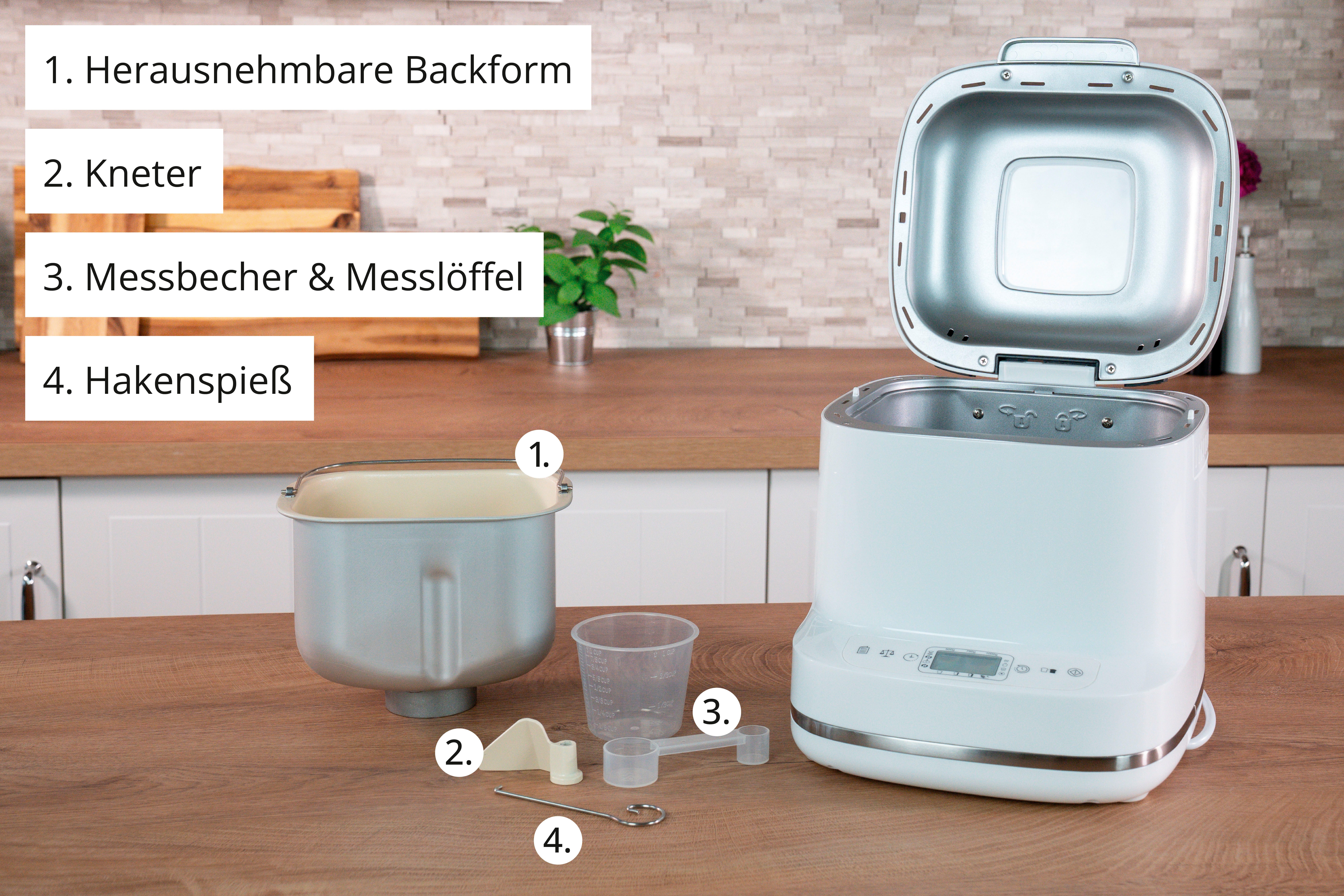 Unold Brotbackautomat Backmeister Bernd, 19 Programme, 550 W