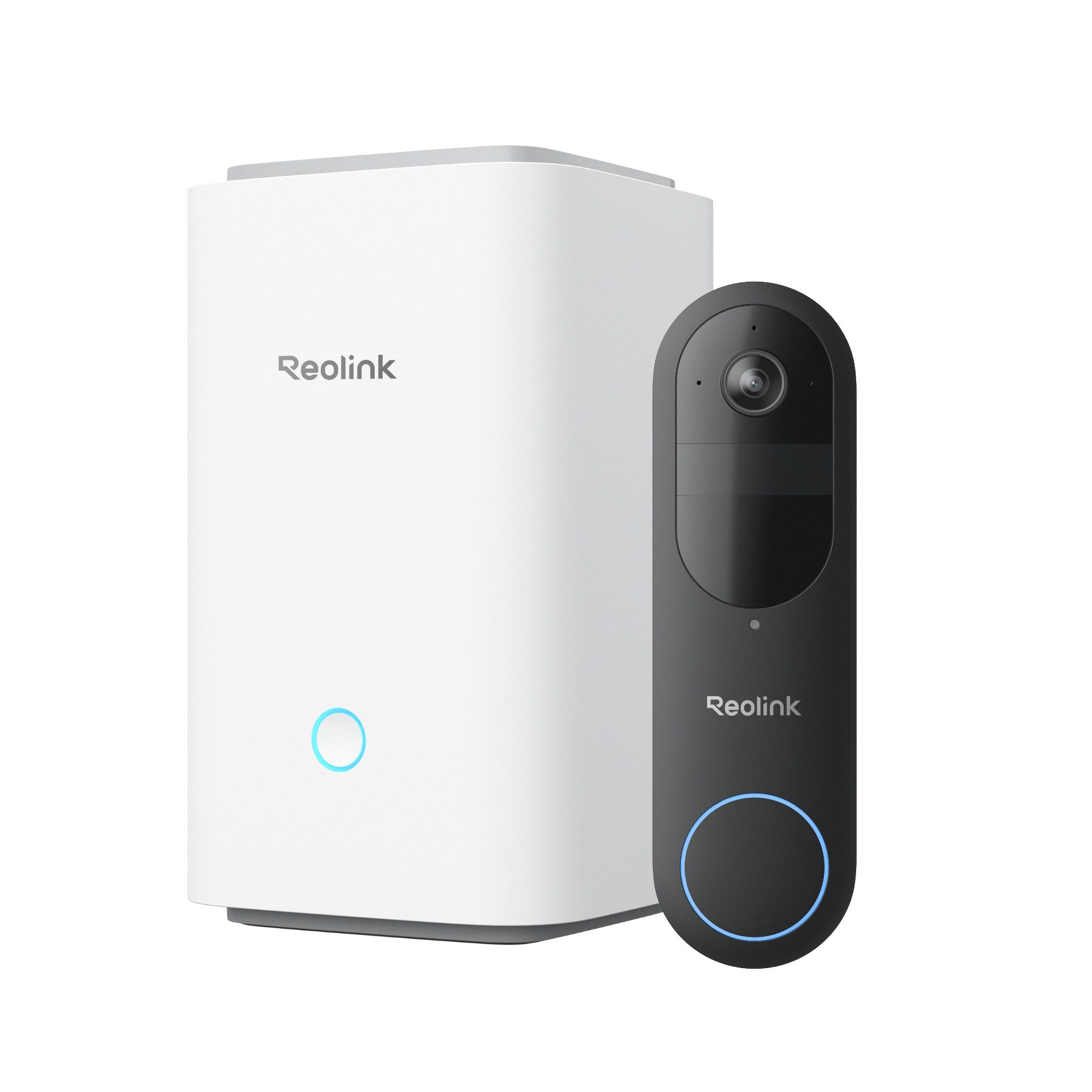 Reolink Smart Home Türklingel Akku-Türklingel Smarte 2K Dualband-WLAN Haussicherheitssystem (AuBenbereich, 1-tlg., 1:1-Seitenverhaltnis, Personen-/Fahrzeug-/Paketerkennung)