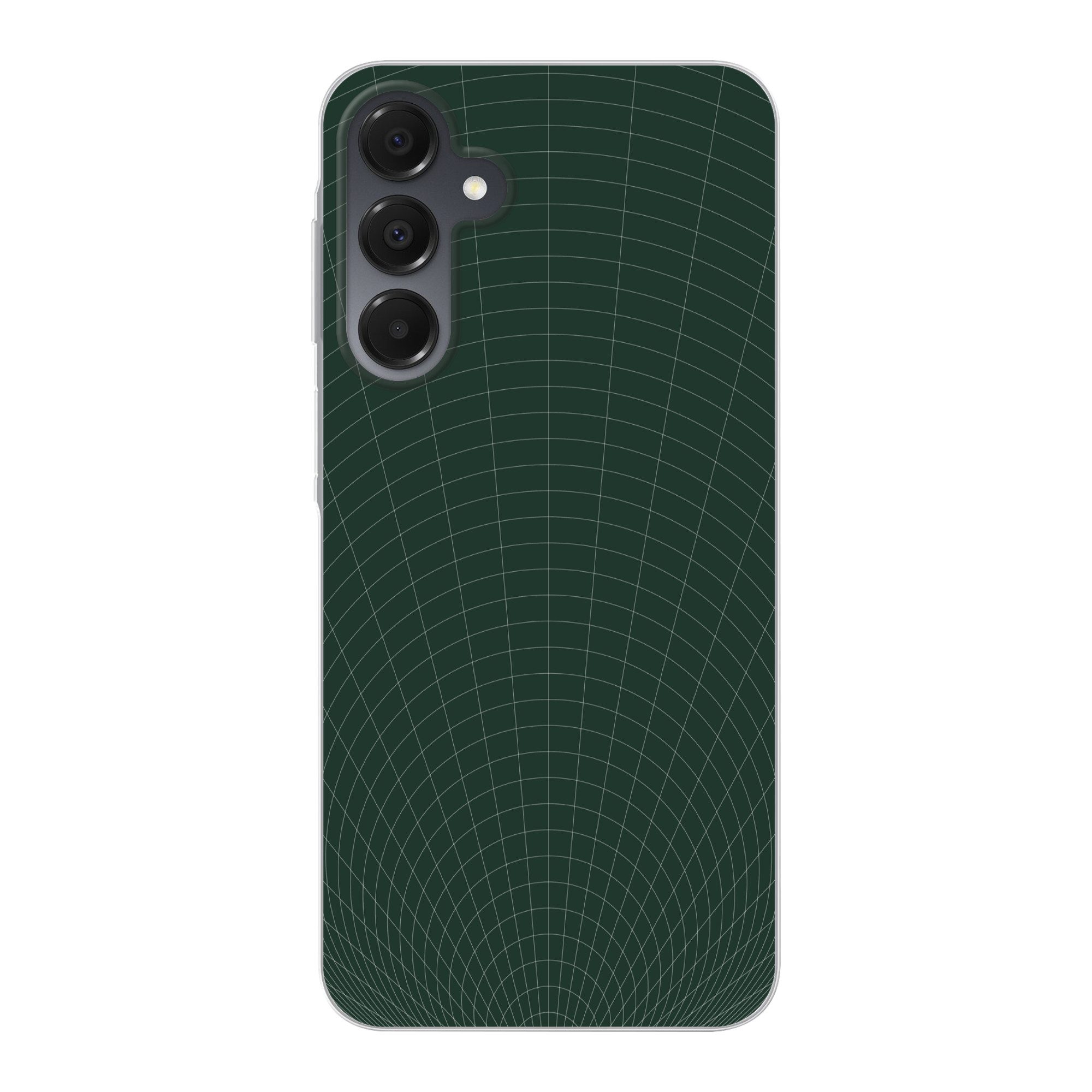 MuchoWow Handyhülle für Samsung Galaxy A16 5G Tunnellinien - Grün - Abstrakt, Phone Case, Silikon, Schutzhülle Dünn