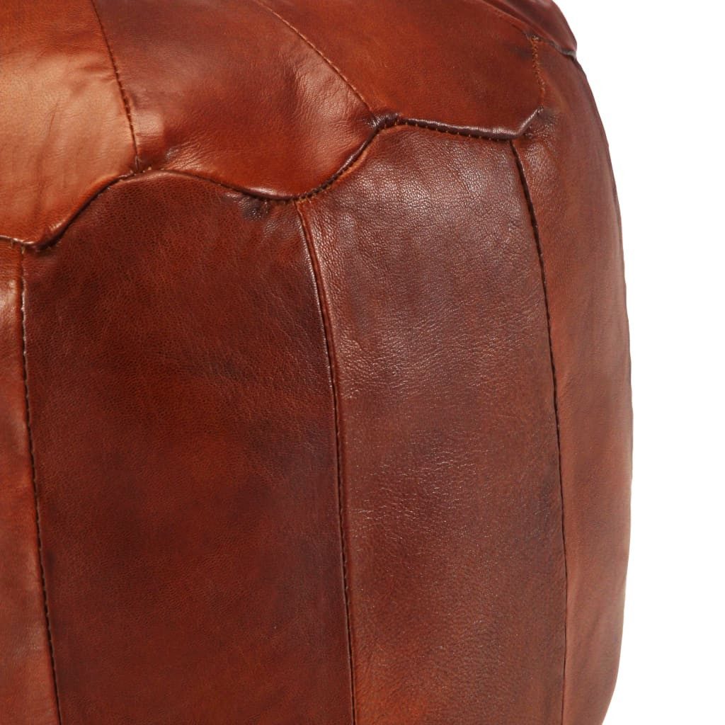 vidaXL Polsterhocker Pouf Hellbraun 40 x günstig online kaufen