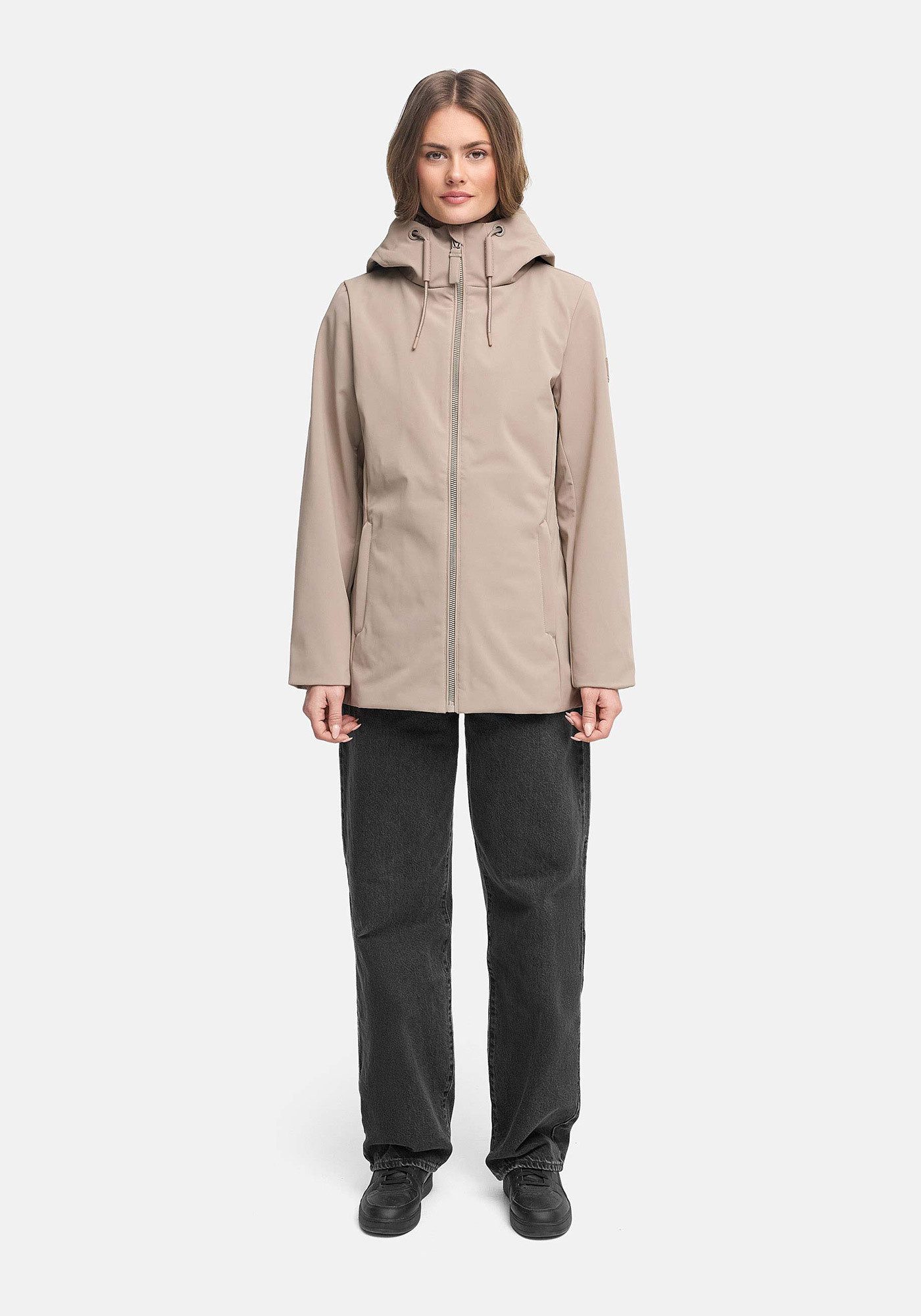 Marikoo Outdoorjacke Minaa Sportliche Outdoorjacke mit Kapuze und hochschli günstig online kaufen