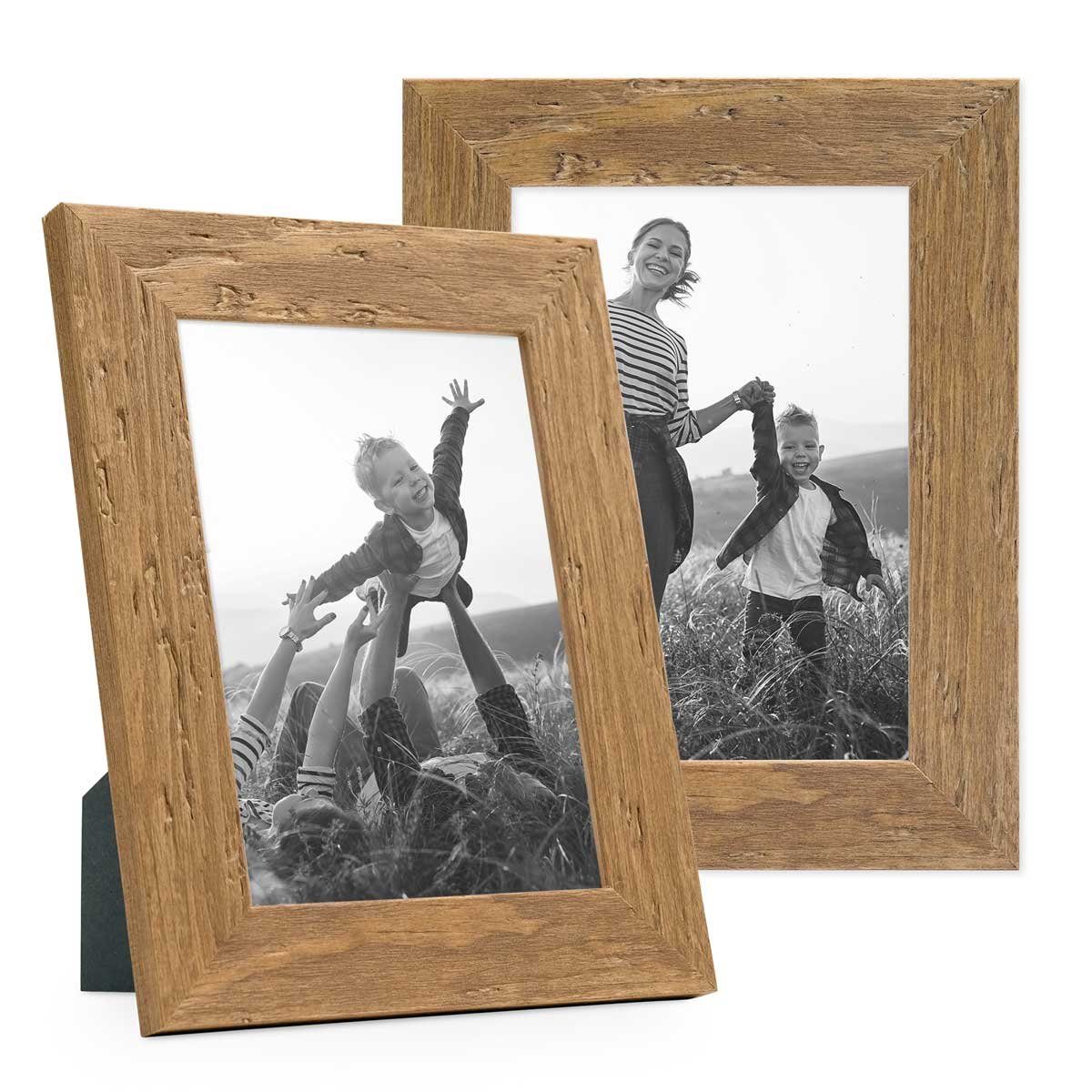 PHOTOLINI Bilderrahmen 2er Set Strandhaus Rustikal günstig online kaufen