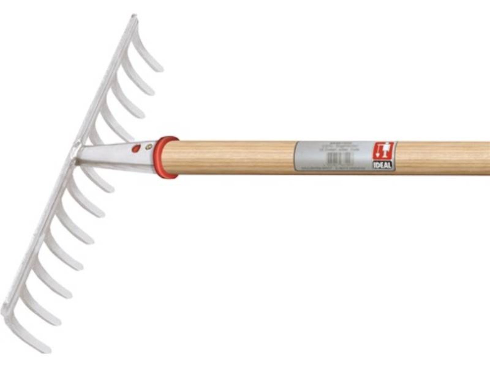 IDEAL Gartenrechen IDEAL 66401400 Gartenrechen Arbeitsbreite 372 mm 14 Zinken mit konisc
