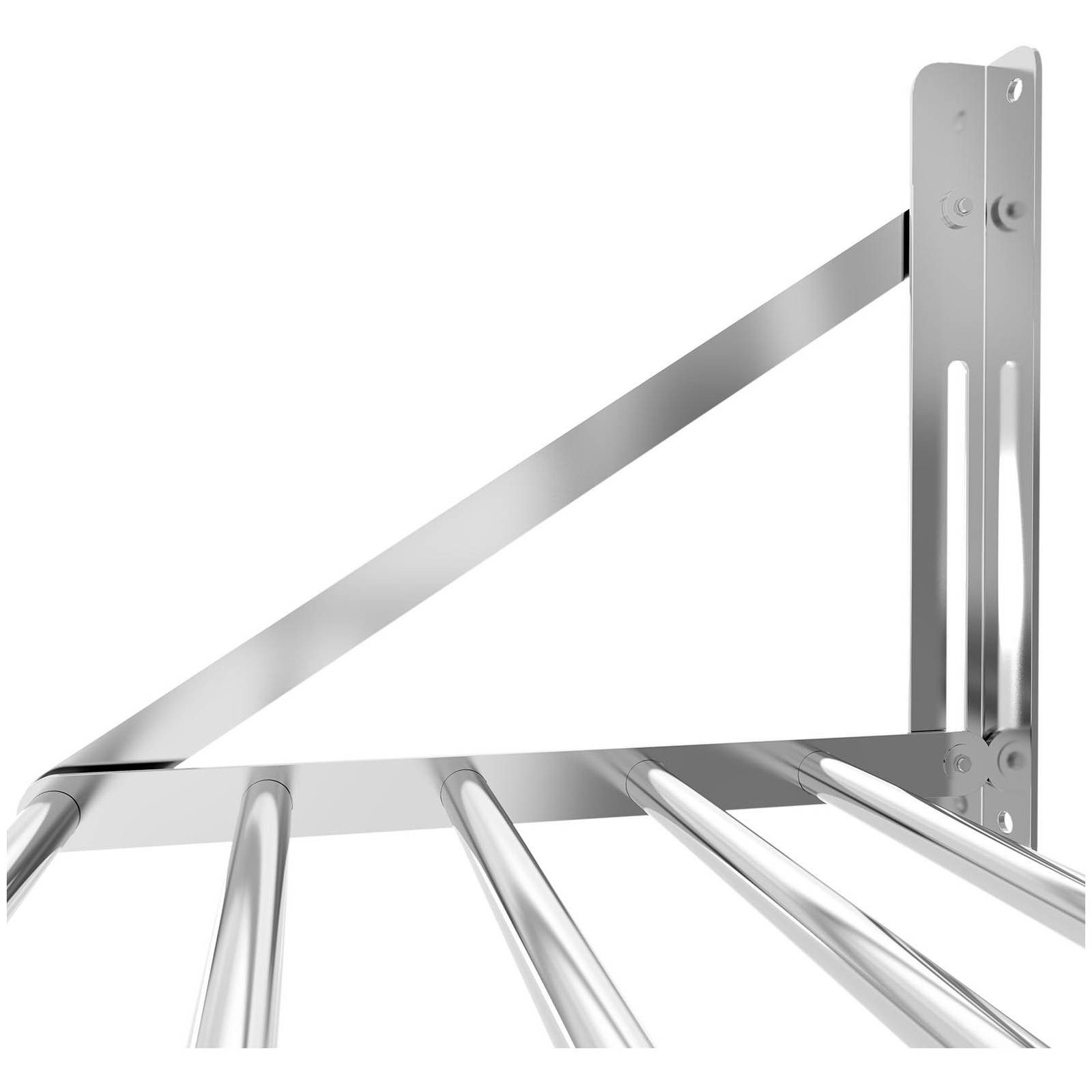 Royal Catering Hängeregal Wandbord klappbar Stangendesign 40 kg Wandregal 80 x 45 cm Küchenregal, verschiedene Größen