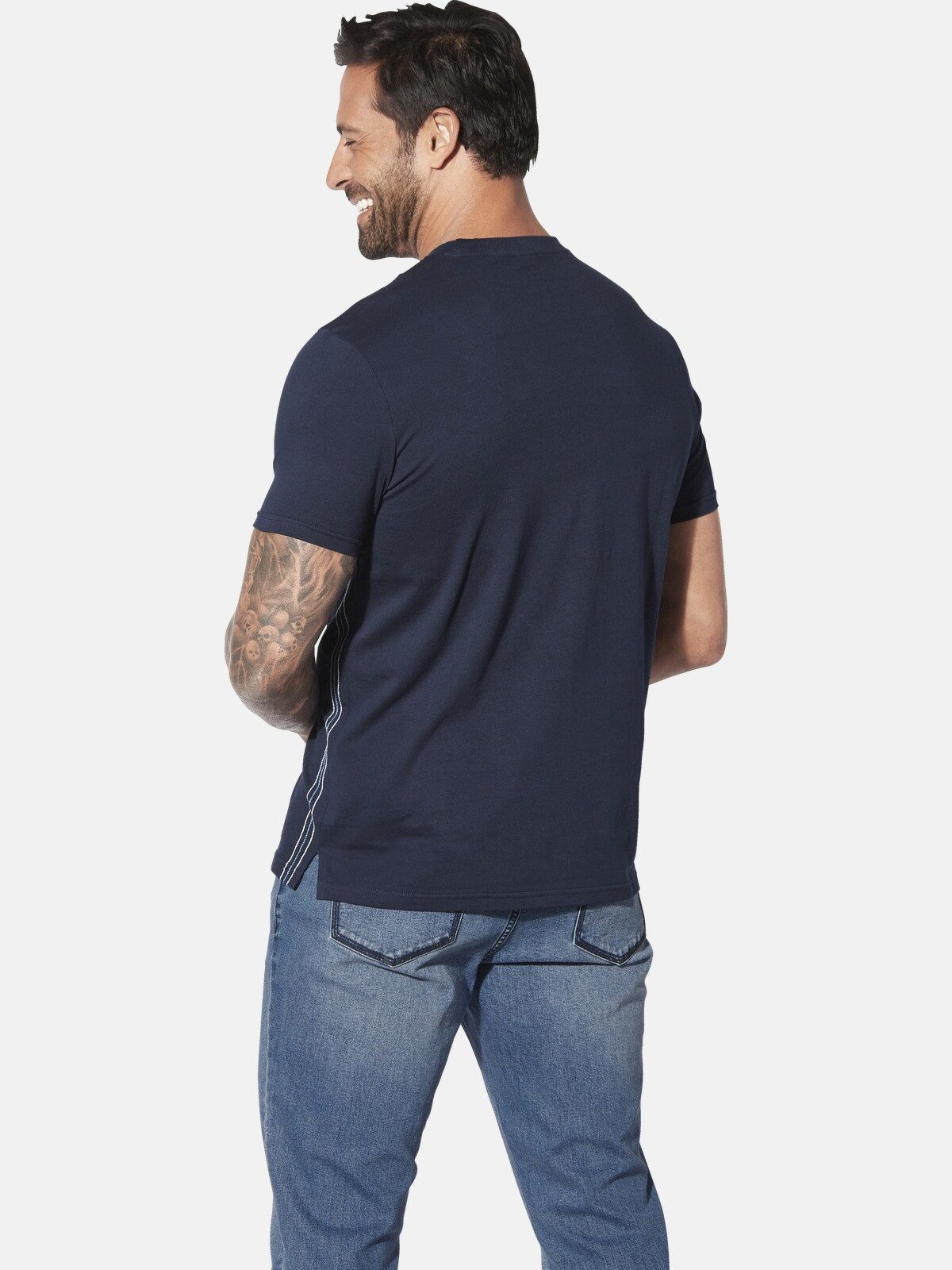 Jan Vanderstorm T-Shirt PITTER mit Ozeanmotiv günstig online kaufen