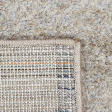 Teppich Moderner Teppich mit geometrischen Muster grau beige, TeppichHome24, rechteckig