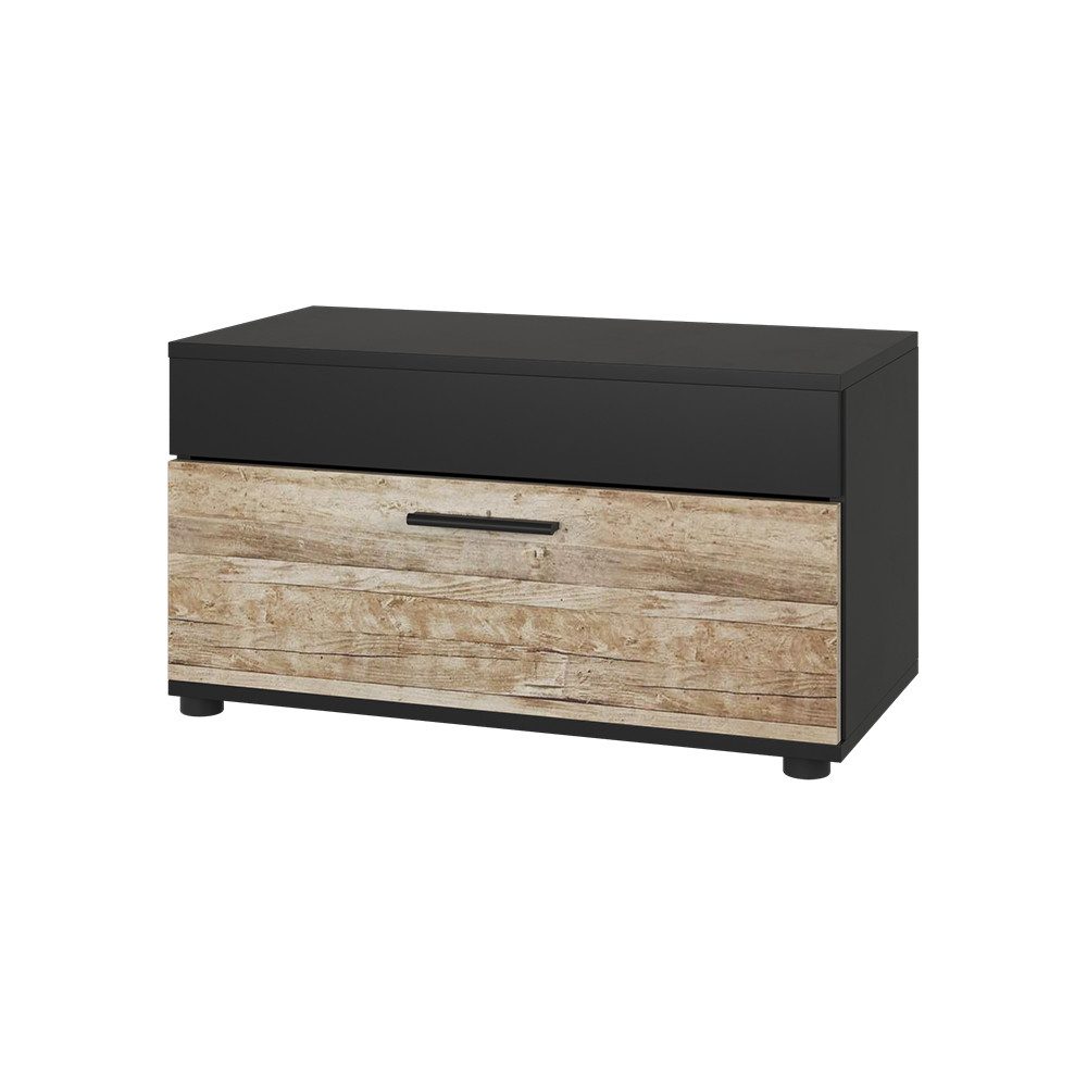 Vicco Bücherregal Berno, Schwarz/Sandeiche, 70.8 x günstig online kaufen