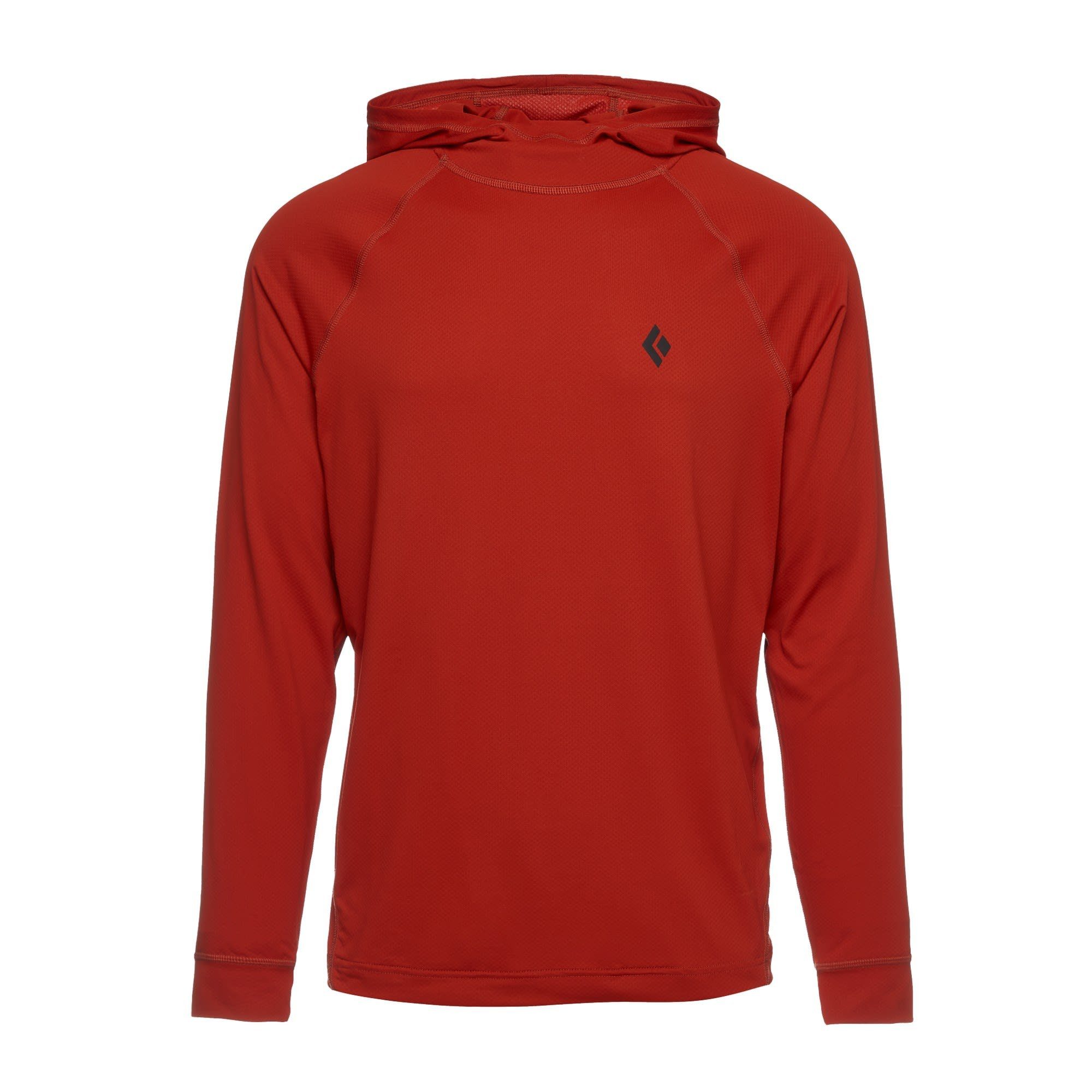 Black Diamond Langarmshirt Black Diamond M Alpenglow Hoody Herren Red Rock