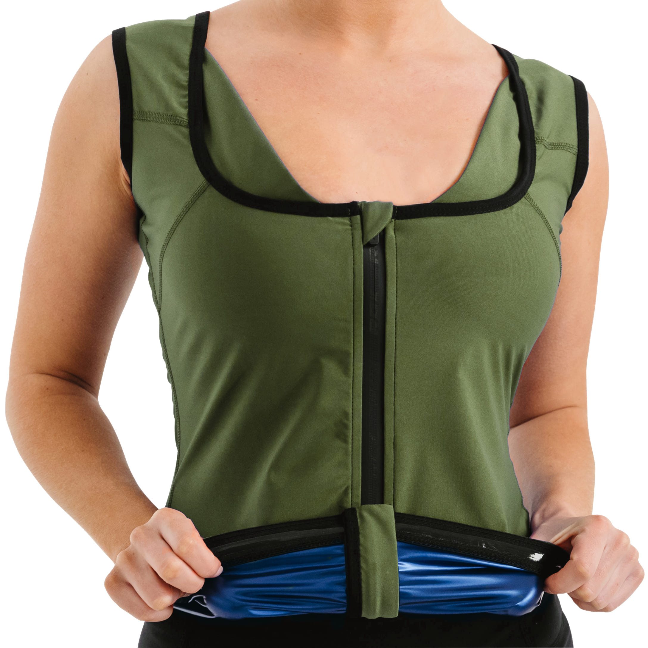 RDX Kompressionsshirt RDX Damen-Saunaweste, wärmespeichernder Schweiß-Taillentrainer