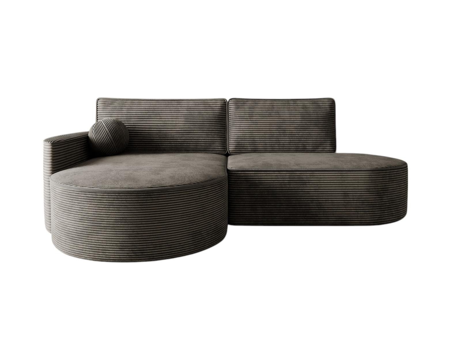 Compleo Ecksofa L MORENO, Designer Couch günstig online kaufen