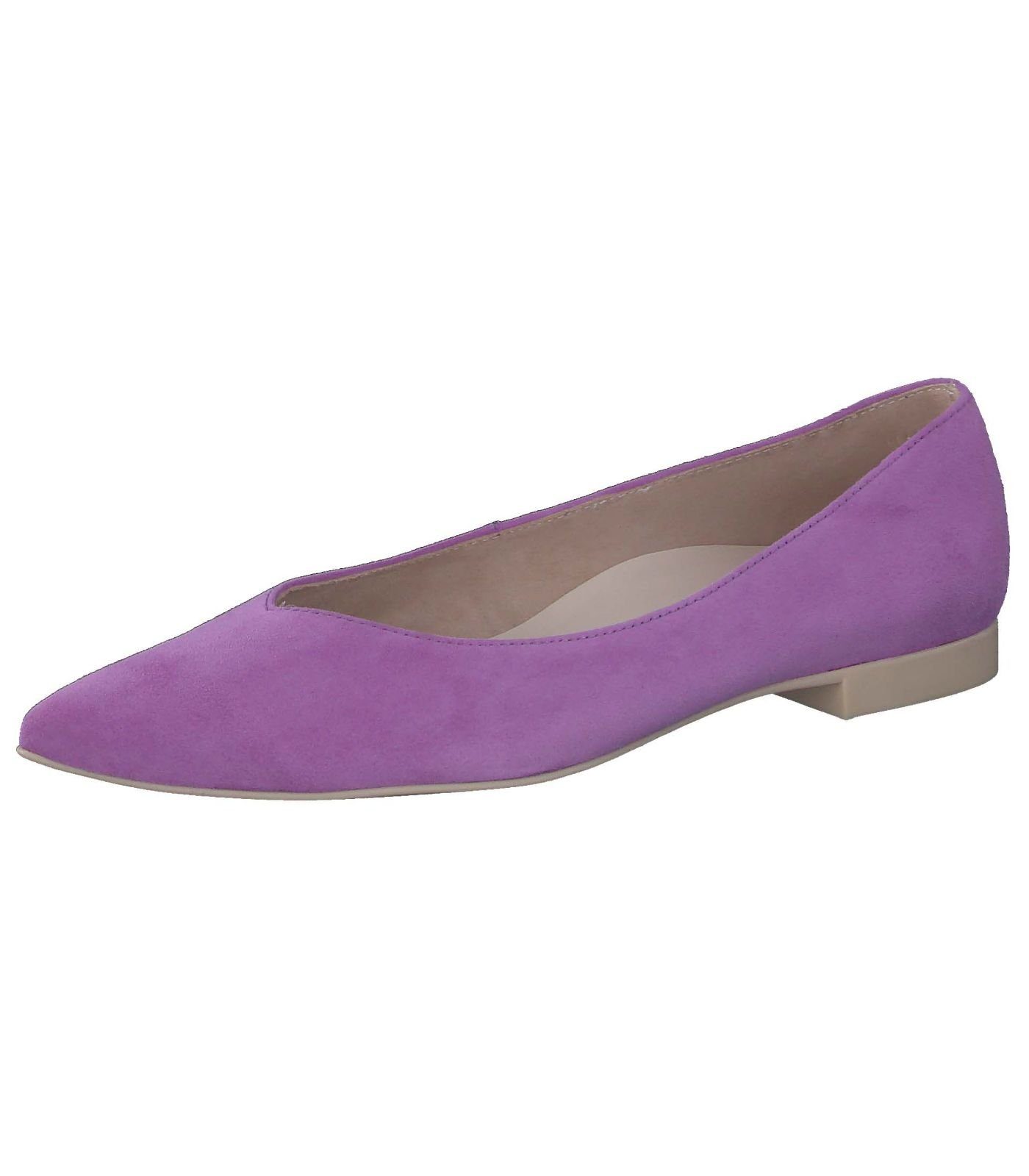 Leder Ballerina Paul Green Ballerinas Violett