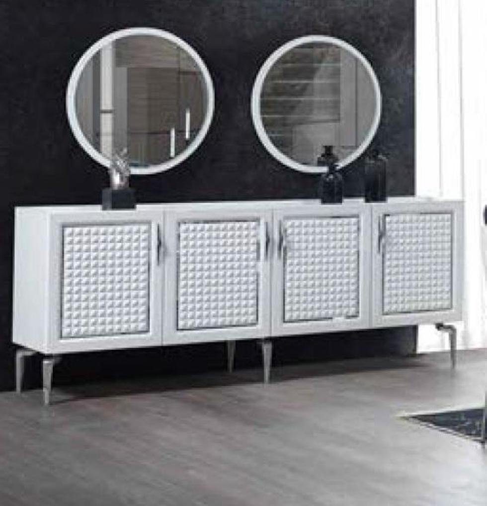 JVmoebel Kommode, Konsolentisch Spiegel Sideboard Set italienischer Stil xxl Kommoden