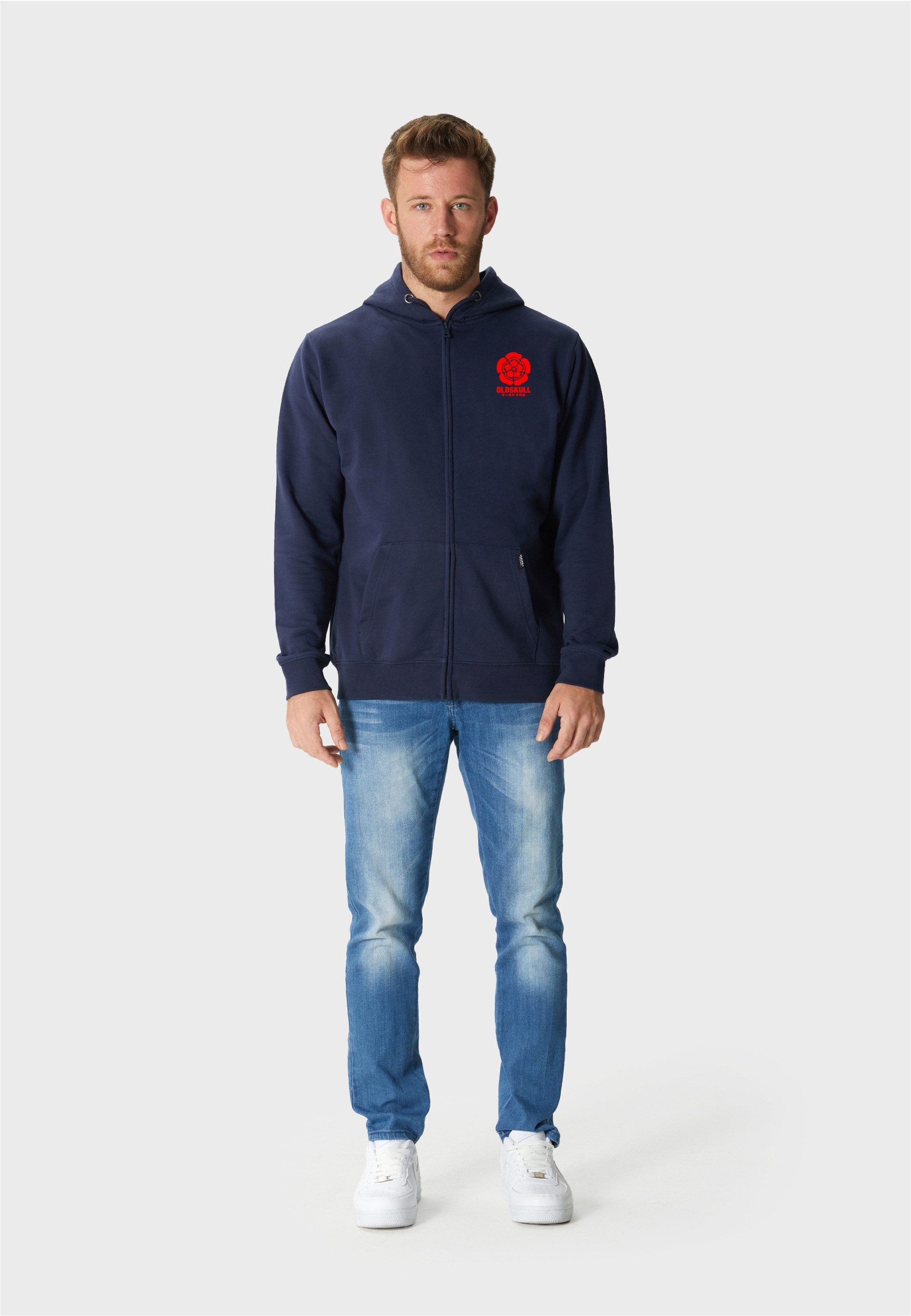 Oldskull Sweatjacke Retro Japan Island (1-tlg) günstig online kaufen