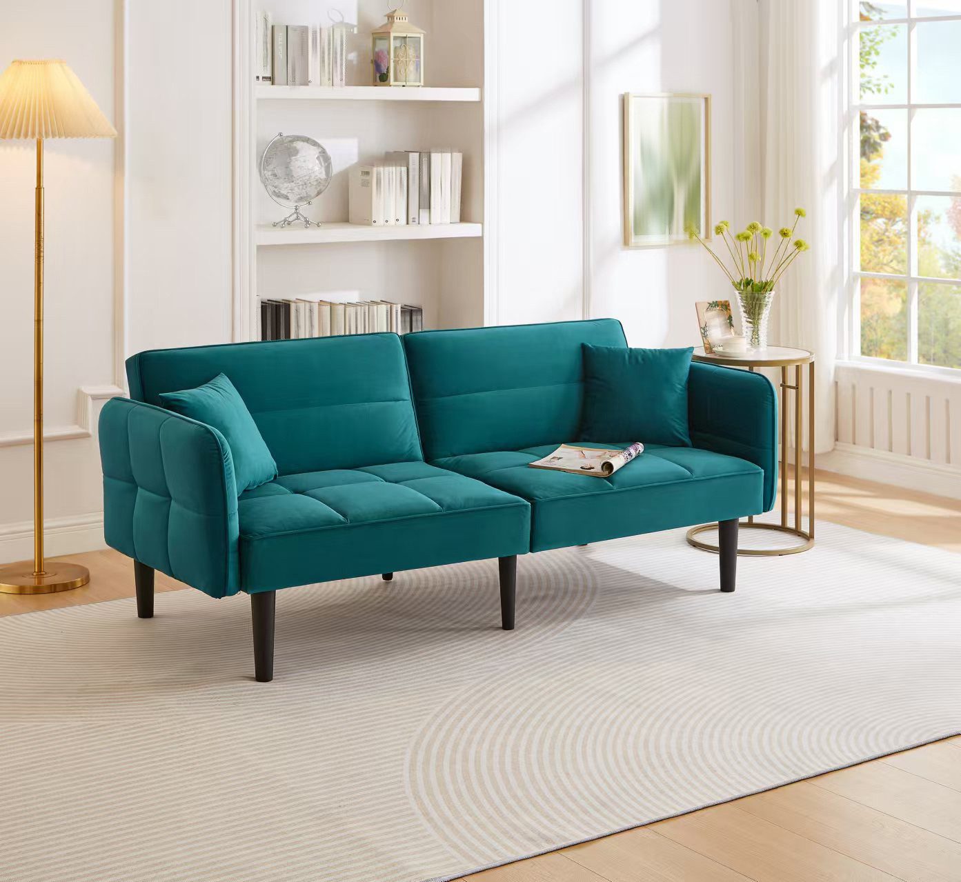 STILVORA Schlafsofa couch mit schlaffunktion,2-Sitzer sofas günstig online kaufen