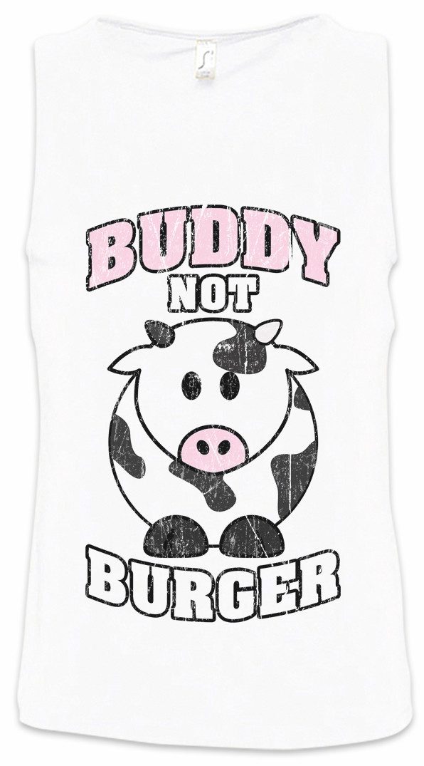 Tanktop Buddy Not Burger Ärmelloses T-Shirt Vegan Vegetables Vegetarier