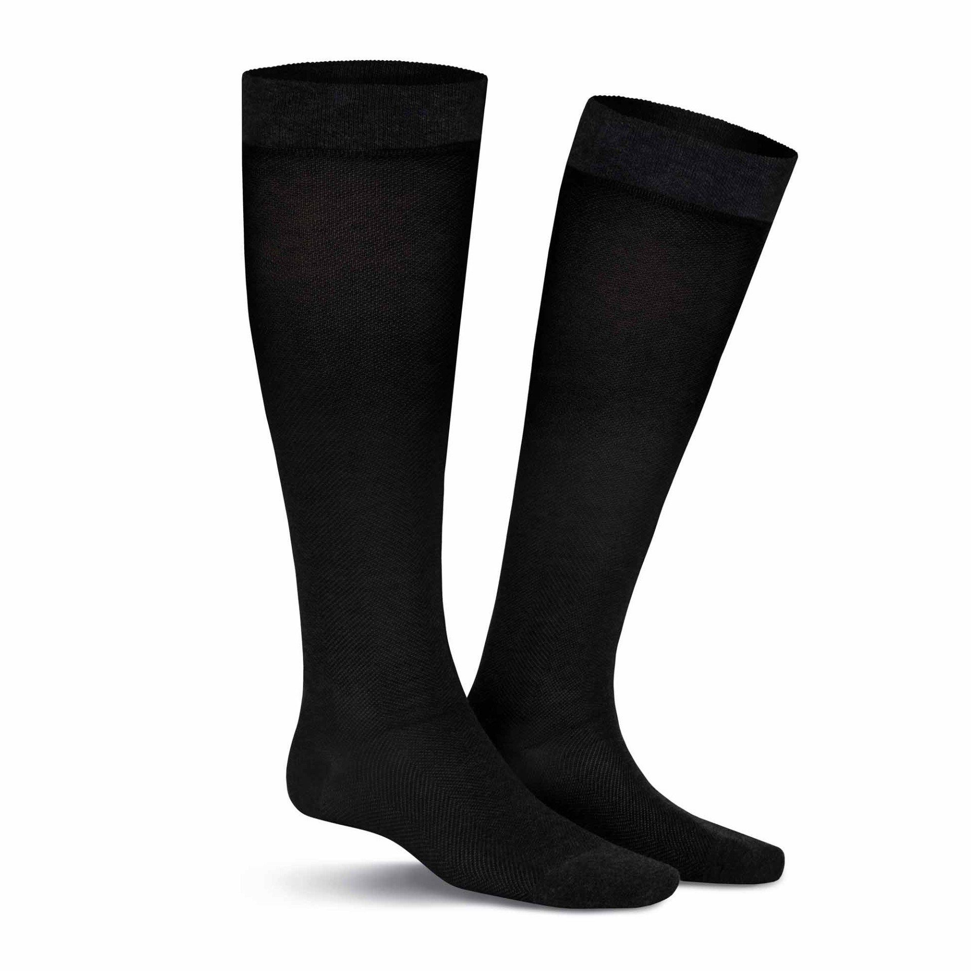 KUNERT Kniestrümpfe Fly&Care® (1-Paar) Herren Kniestrümpfe mit Stützklasse 3