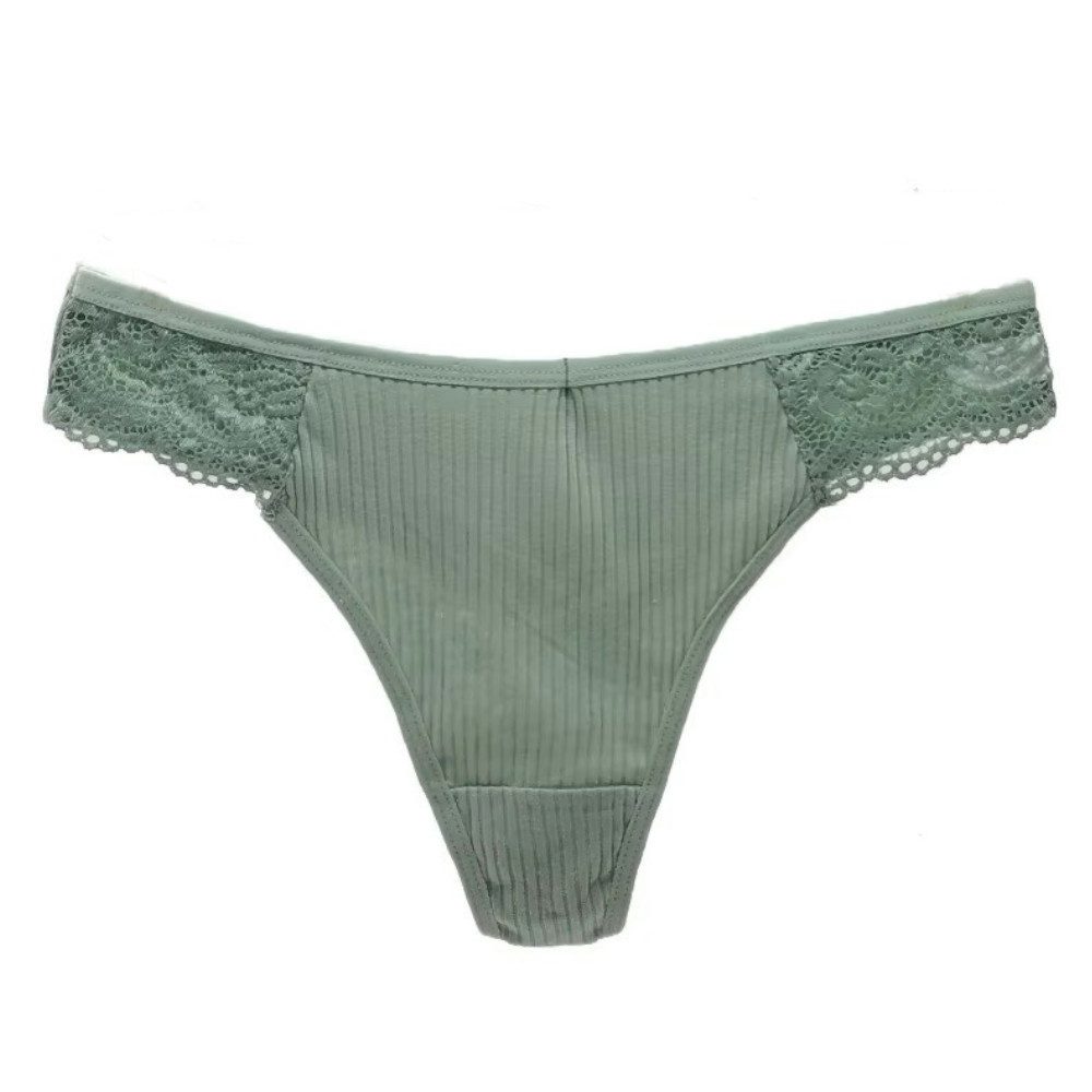 HO-Ersoka Stringtanga Damen Strings Spitze Baumwolle Set 6 Stück Tangas ...