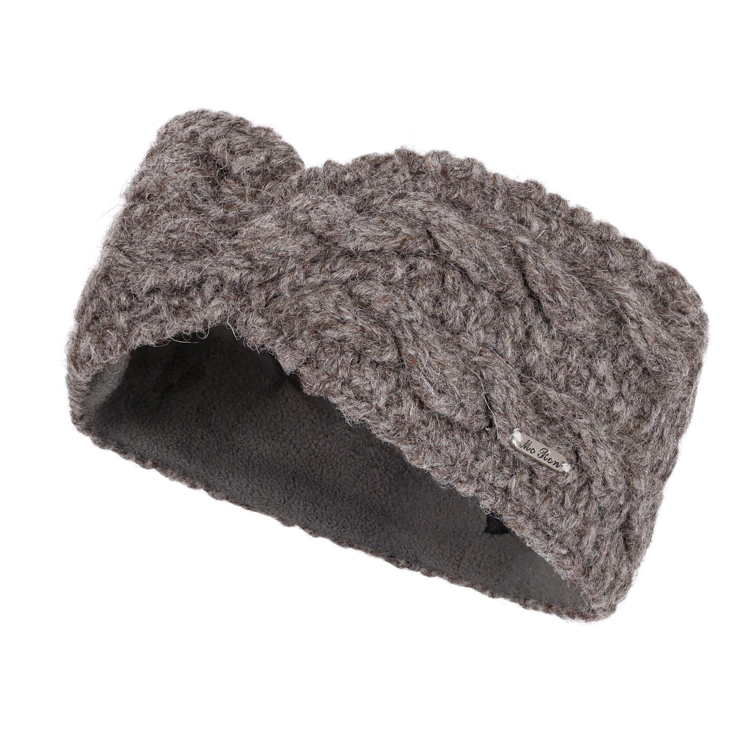 McRon Stirnband Modell Indra im Twist, komplett mit Fleece gefüttert