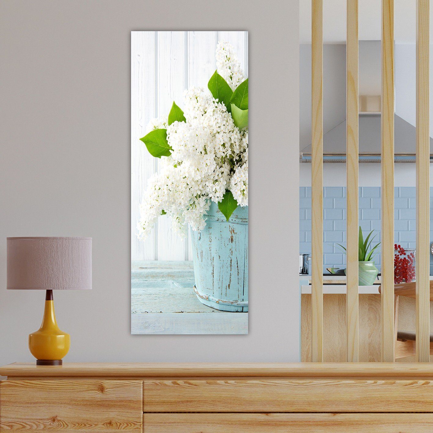 Wallity Leinwandbild TNS2039, Bunt, 30 x 80 cm, 100% Leinwand | Leinwandbilder