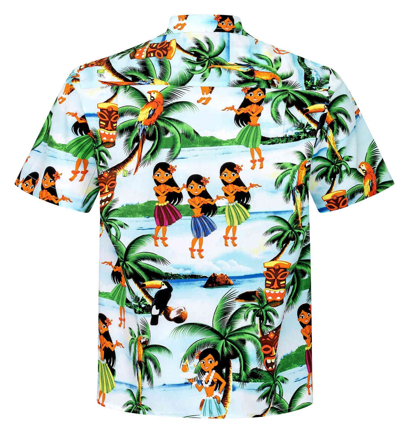 Hawaiihemdshop.de Hawaiihemd Hawaii Hemd Herren Baumwolle günstig online kaufen