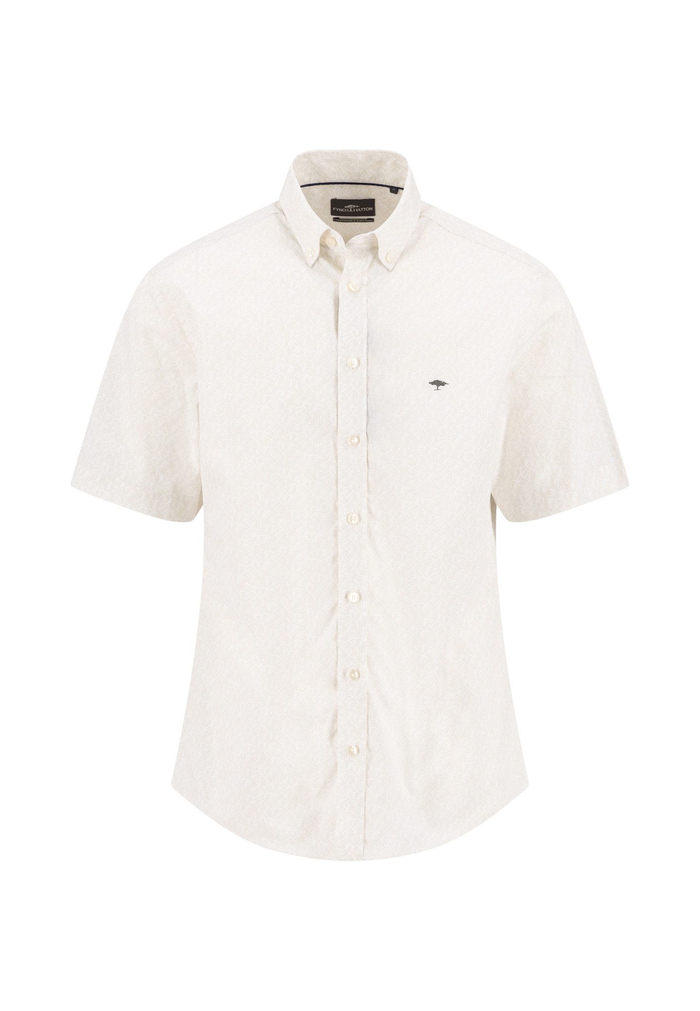 FYNCH-HATTON Businesshemd Summer Leaf Print, B.D., 1/2