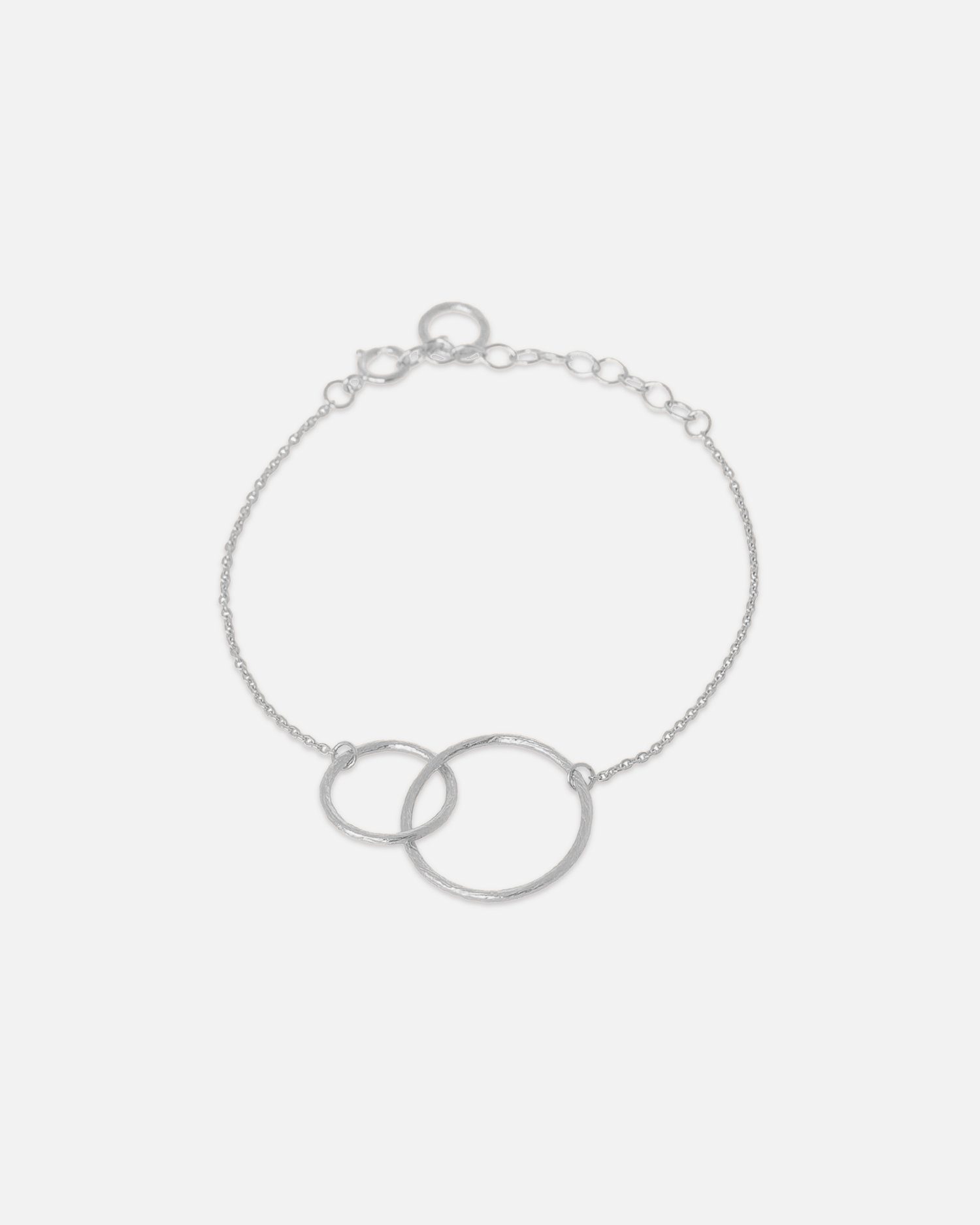 Pernille Corydon Charm-Armband Double Plain Armband Damen 15,5-19,5 cm, Silber 925