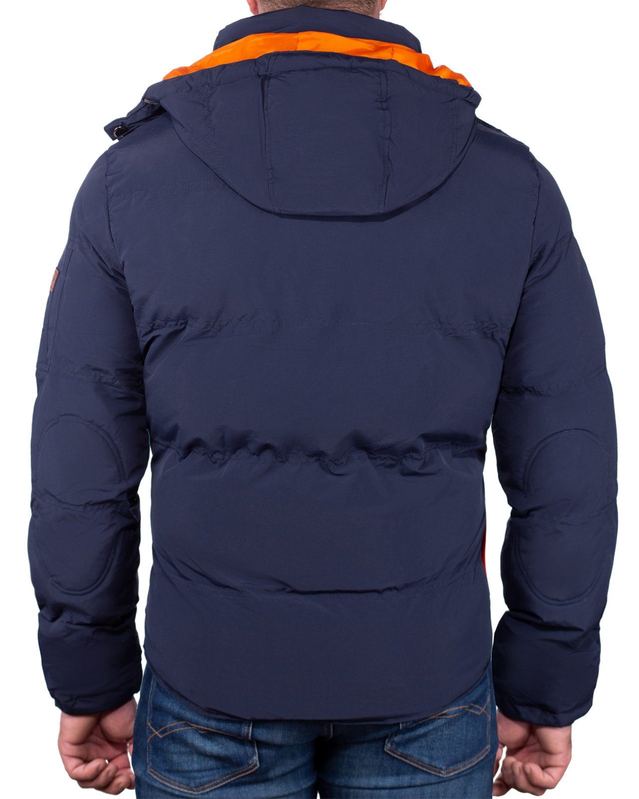 Geographical Norway Winterjacke Herren Regular Fit Steppjacke baverveine Wind-, wasser- und kälteabweisend mit schnell trocknendem Material