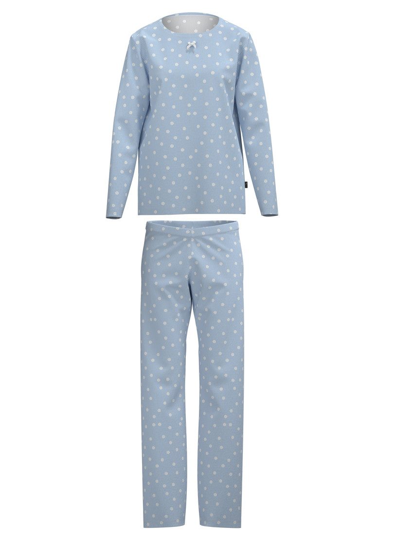 Trigema Schlafanzug TRIGEMA Pyjama mit Allover "Punkt" Muster (1 tlg)