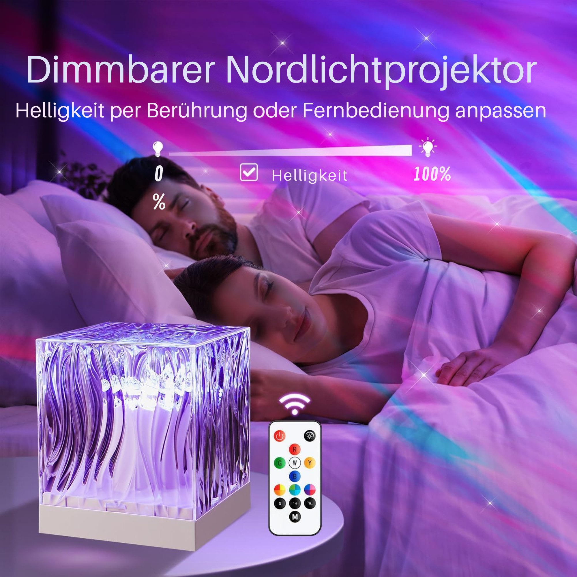 Vivitar LED Nachtlicht Sternenhimmel-Projektor, Nachtlicht für Kinder mit 18 Lichtmodi, Partybeleuchtung, Geschenk für Kinder und Erwachsene zu Weihnachten und  – Bild 5 von 5