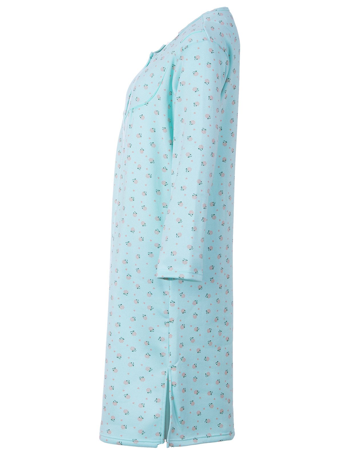 zeitlos Nachthemd Thermo Nachthemd - Romy mit Rosen und Herzen günstig online kaufen