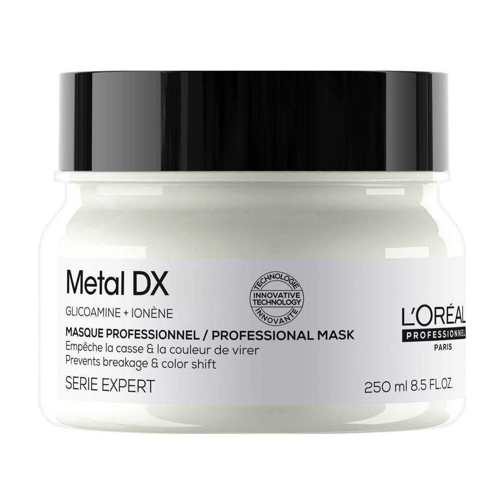 L'ORÉAL PROFESSIONNEL PARIS Haarkur L'Oréal Metal DX Maske 250 ml gegen Metallablagerungen im Haar, 1-tlg., Professionelle Salon Pflege