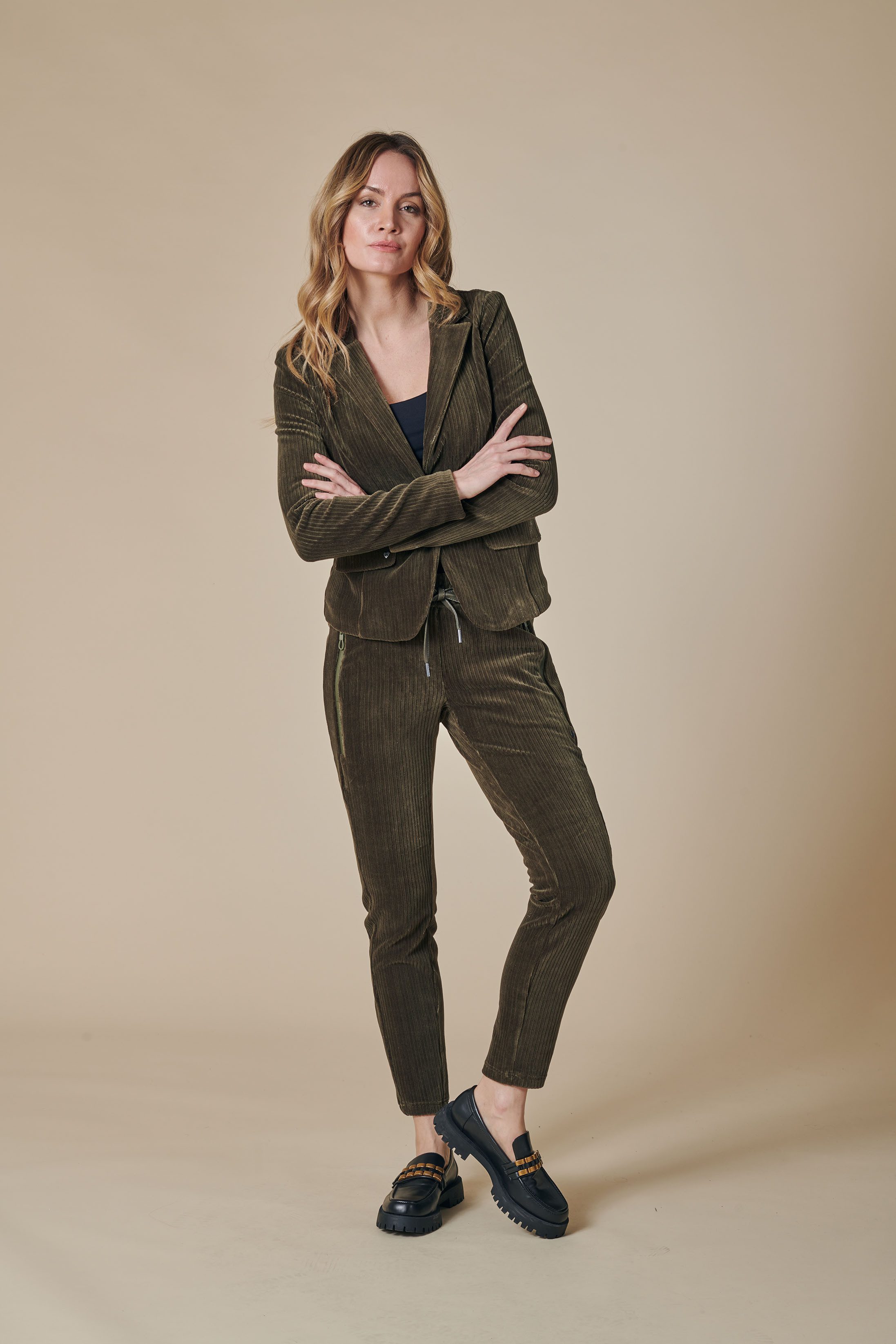 Zhrill Kurzblazer ZHBETSY CORD LUREX