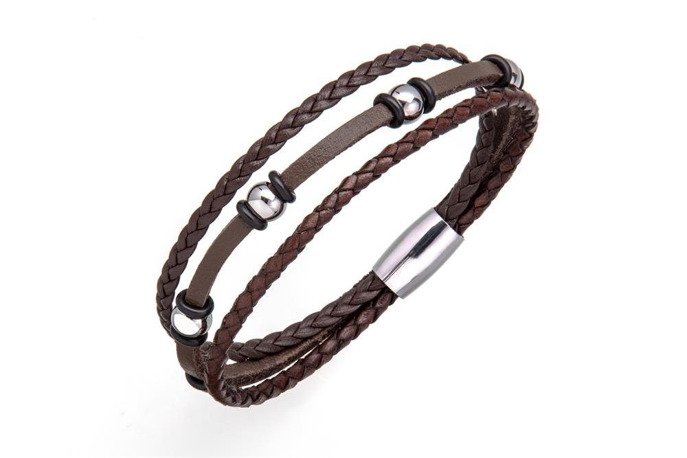 Silberkettenstore Lederarmband Lederarmband 0625M1 - 3reihig, günstig online kaufen