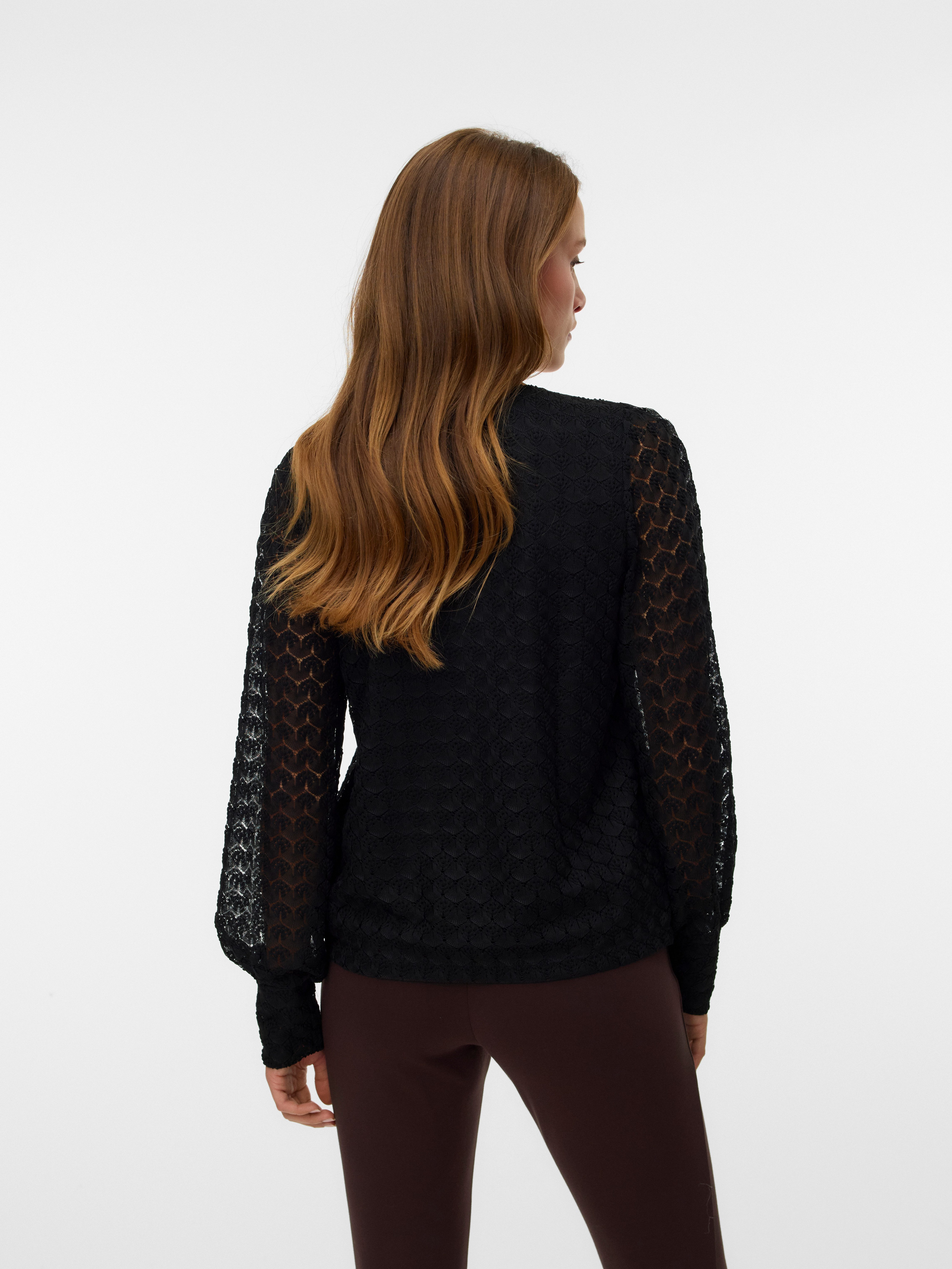 Vero Moda Langarmshirt VMBECCA LS V-NECK günstig online kaufen
