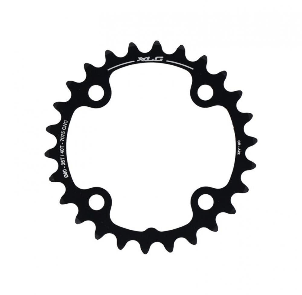 XLC Kettenschaltung XLC Kettenblatt CR-A22 Sram 2x10 speed Ø80mm 26Z