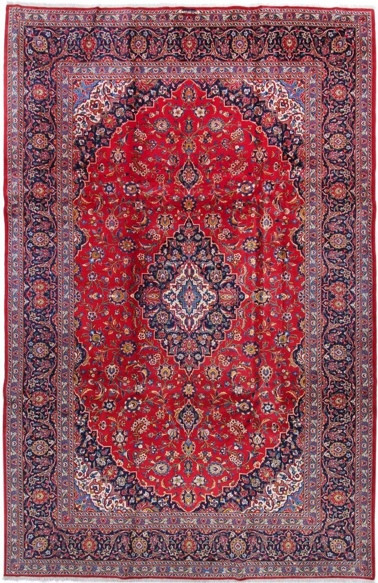 Orientteppich Keshan 248x376 Handgeknüpfter Orientteppich / Perserteppich, Nain Trading, rechteckig, Höhe: 12 mm