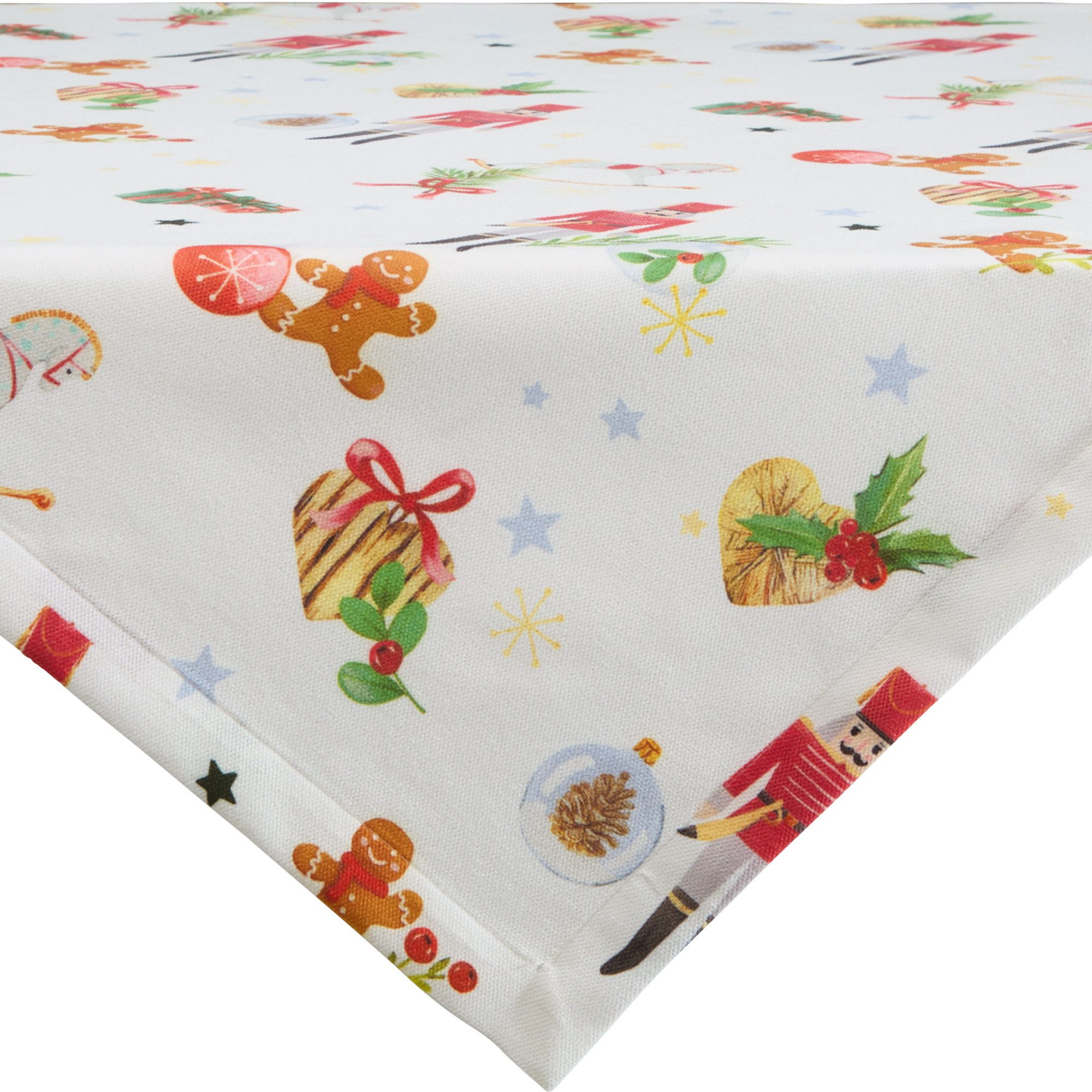 Erwin Müller Mitteldecke Mitteldecke "Nussknacker", fleckabweisend Motiv